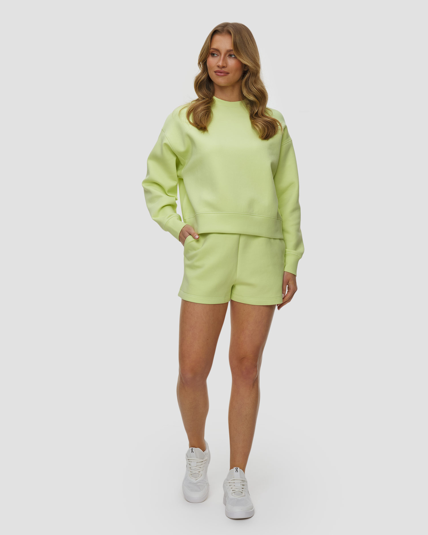 Dámské teplákové šortky Lacoste Double Face Jersey