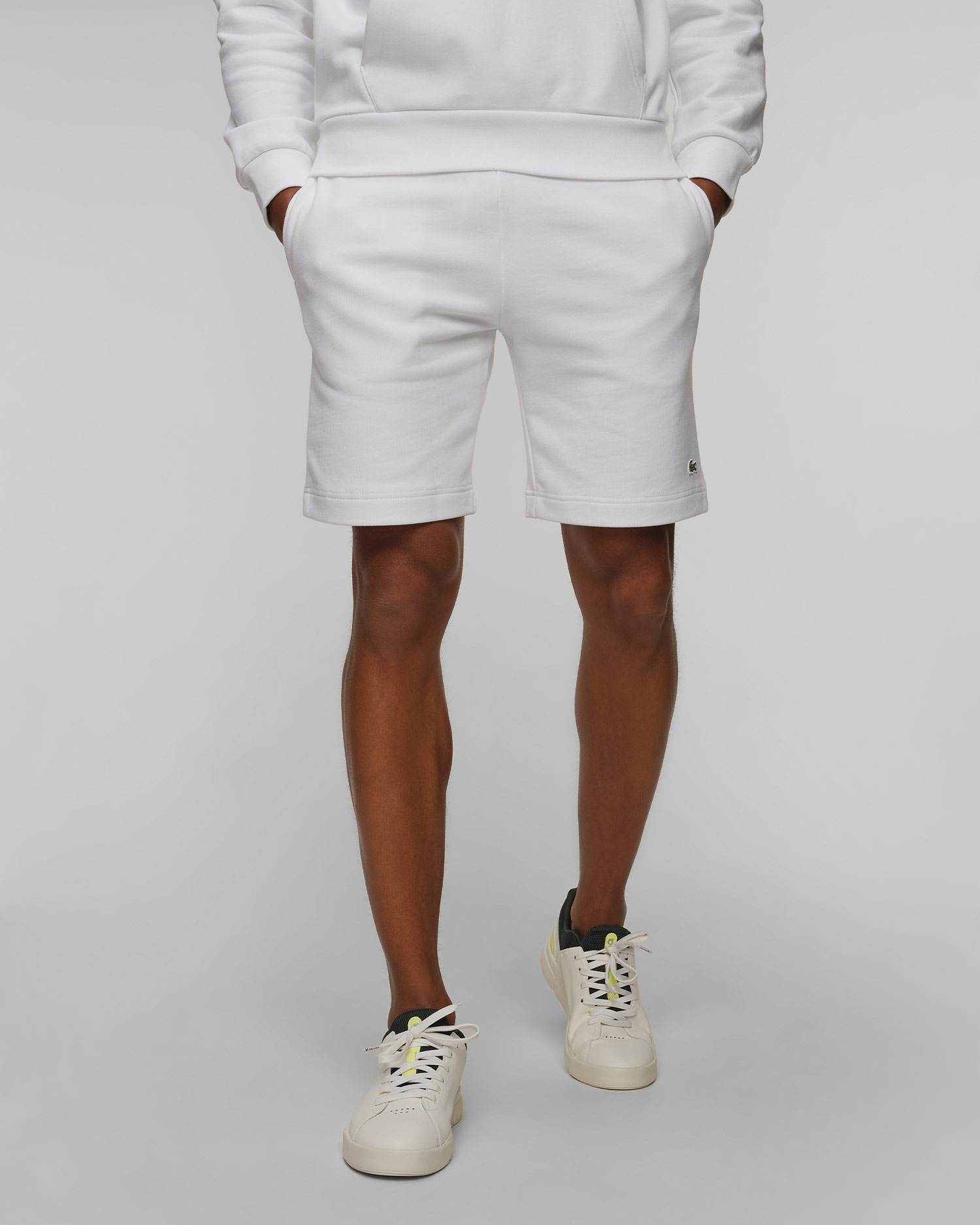 Lacoste Sweatshorts für Herren in Weiß