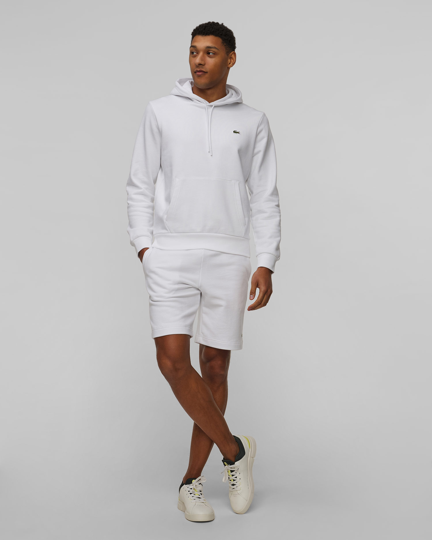 Lacoste Sweatshorts für Herren in Weiß