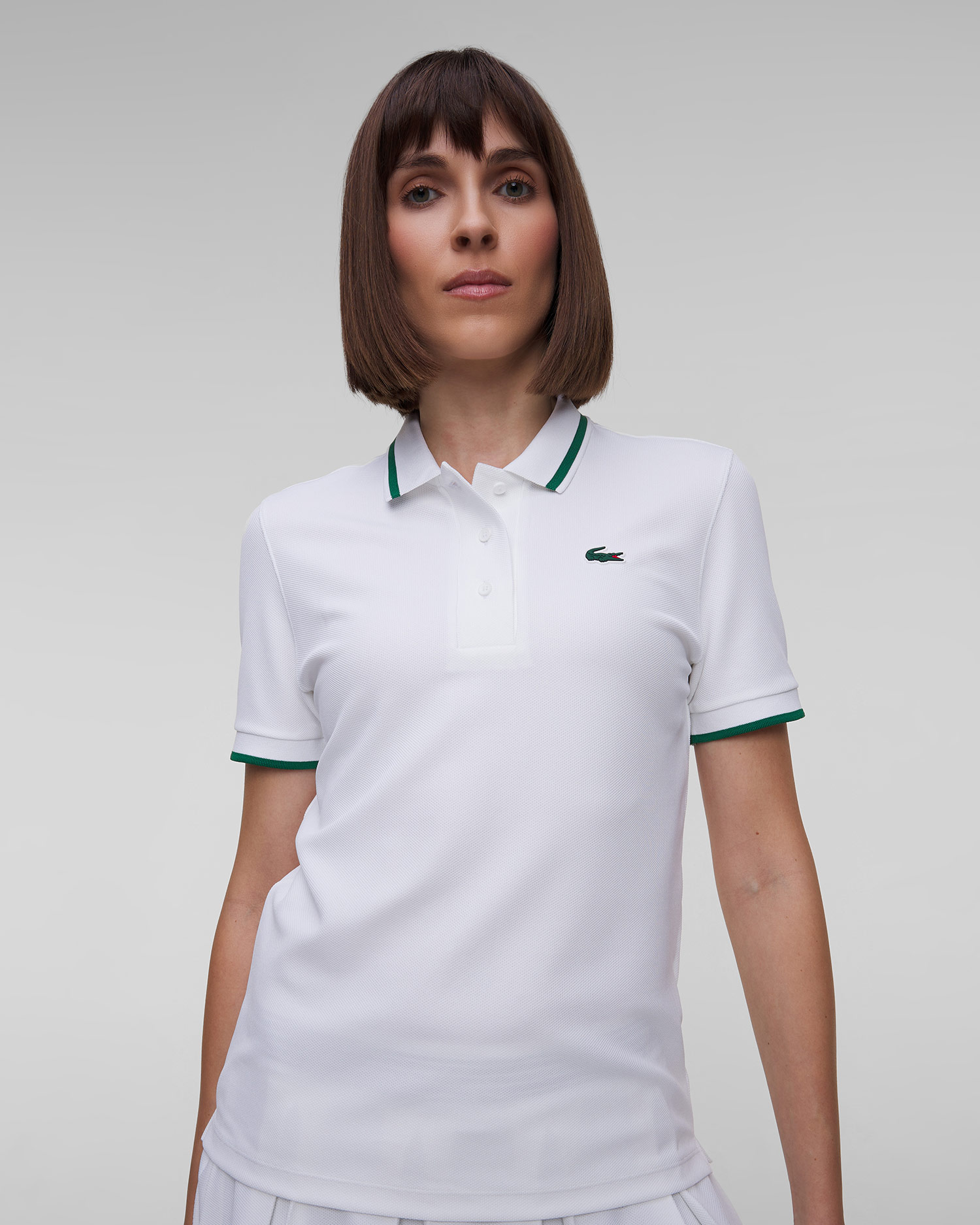 Lacoste PF0965 Tennis Poloshirt für Damen in Weiß
