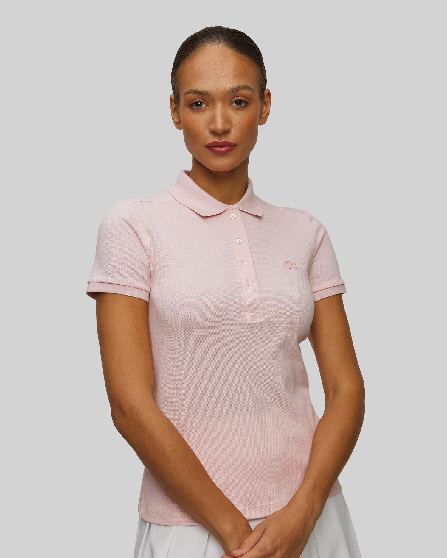 Dámské růžové polo Lacoste