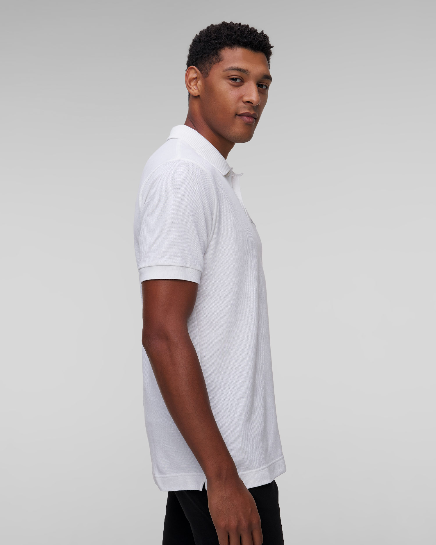 Men's white polo Lacoste PH6006
