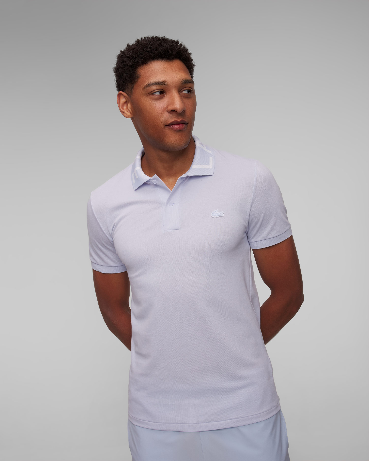 Men's light blue polo Lacoste PH7495
