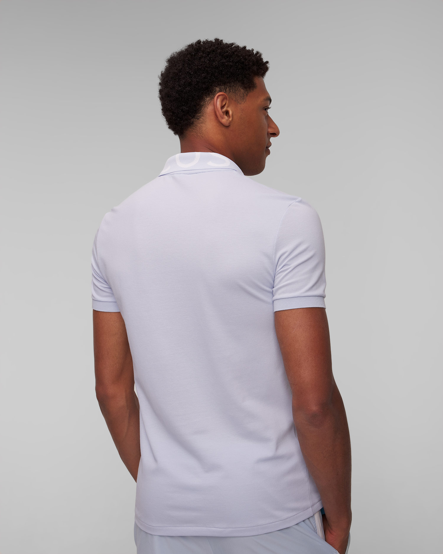 Men's light blue polo Lacoste PH7495