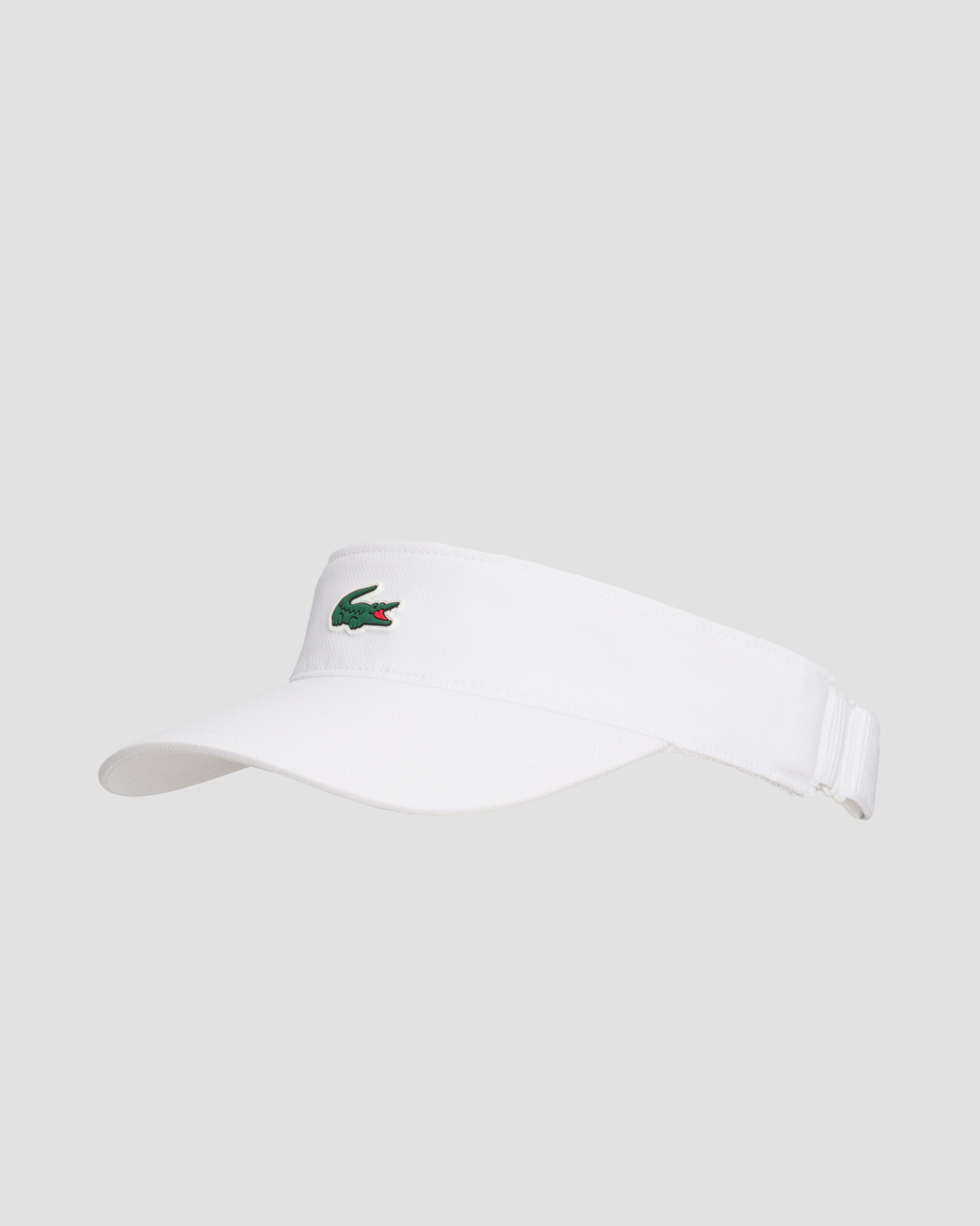 Women's white visor Lacoste