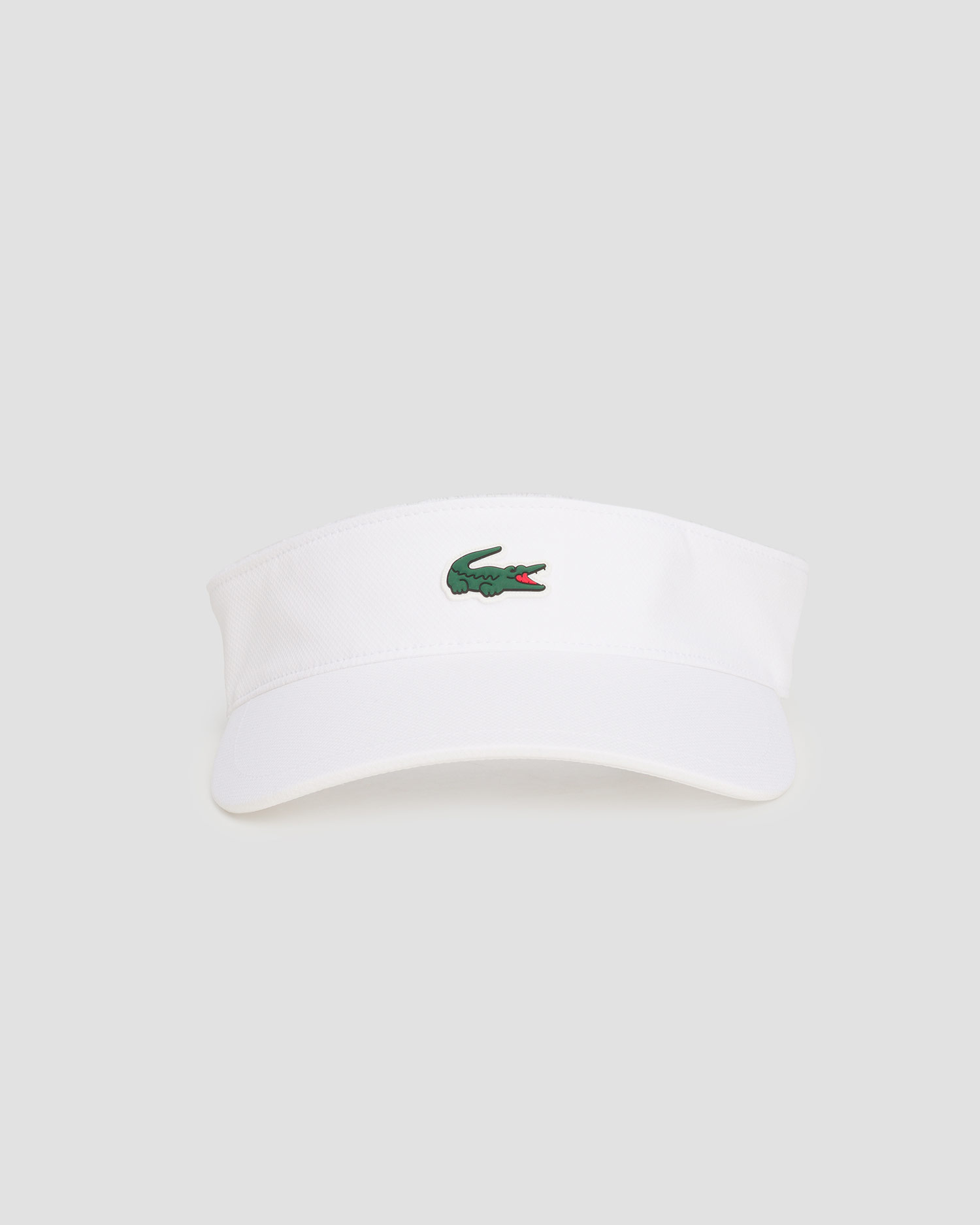 Women's white visor Lacoste