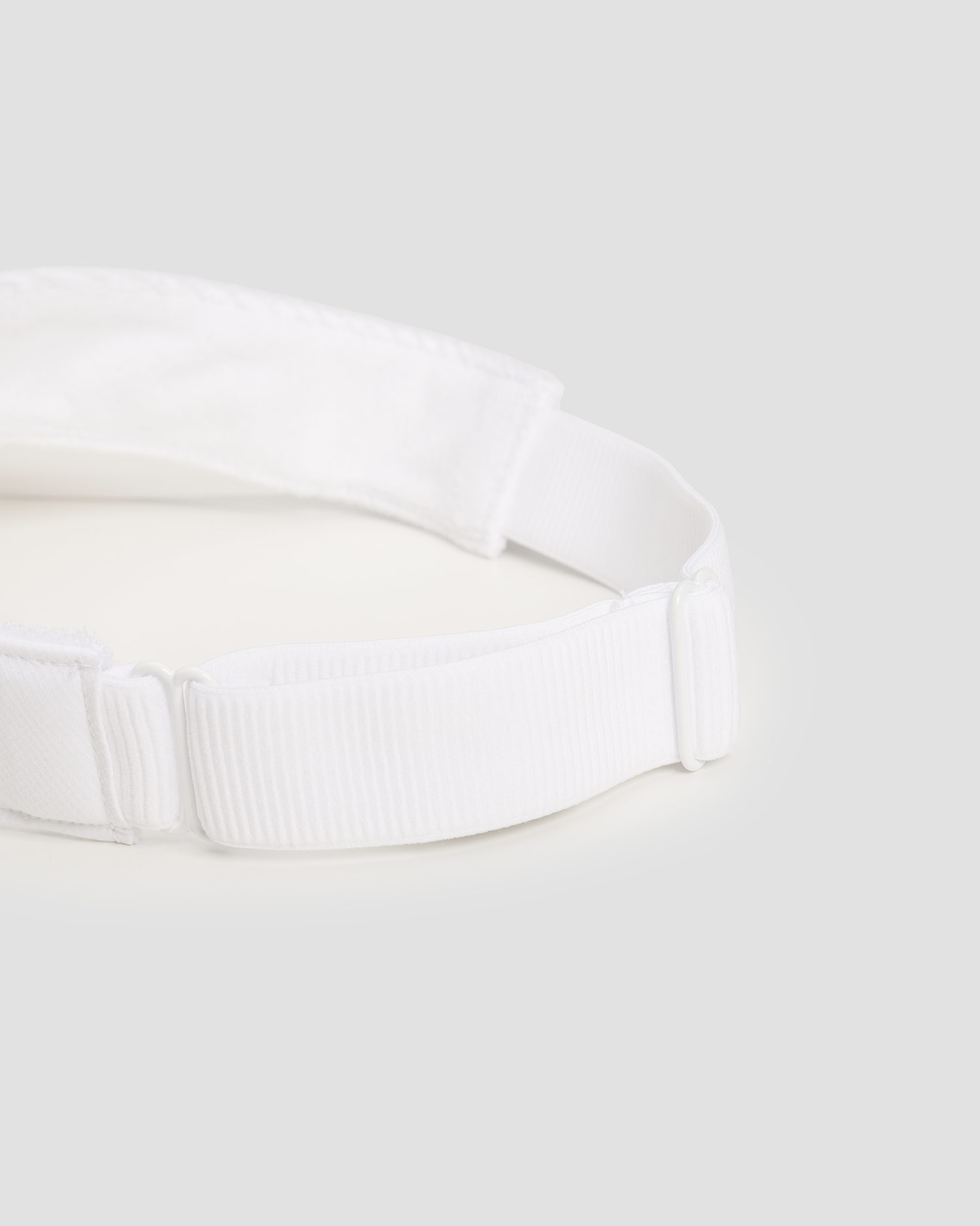 Women's white visor Lacoste