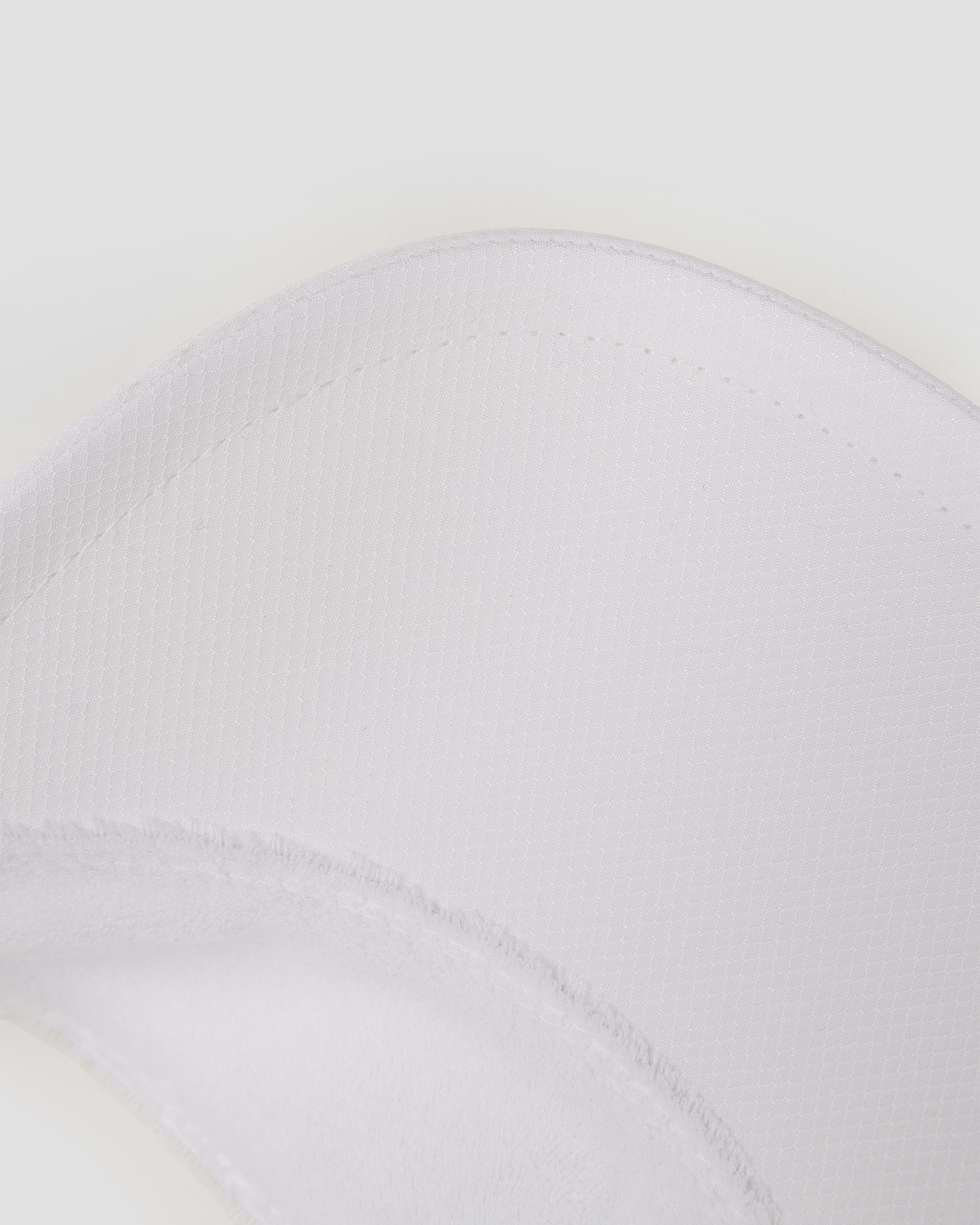 Women's white visor Lacoste