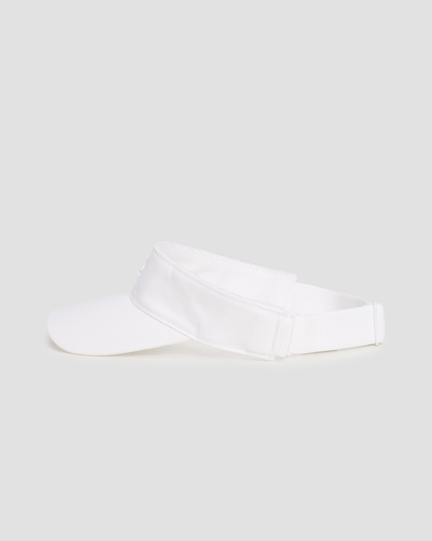 Women's white visor Lacoste