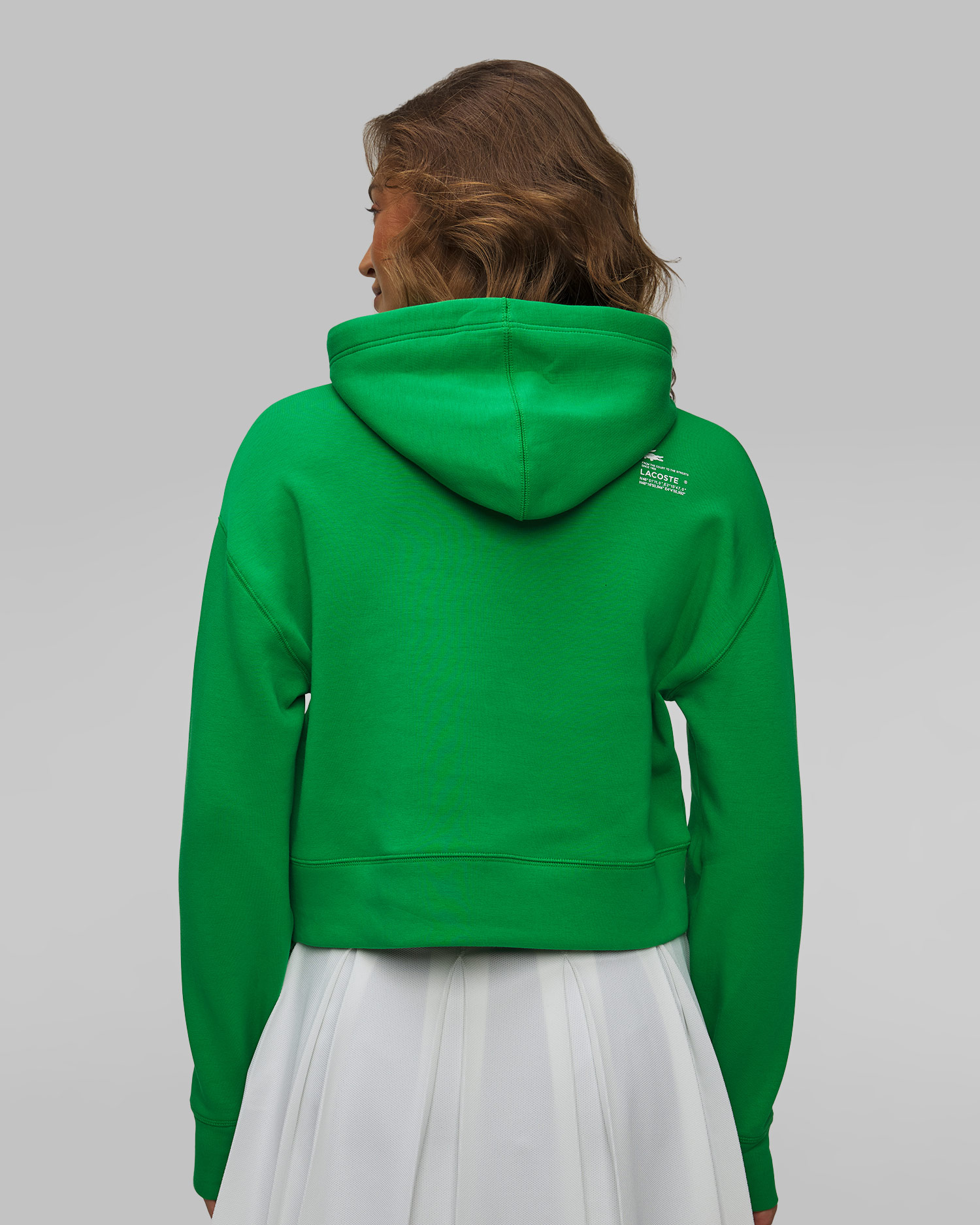 Zielona bluza damska Lacoste