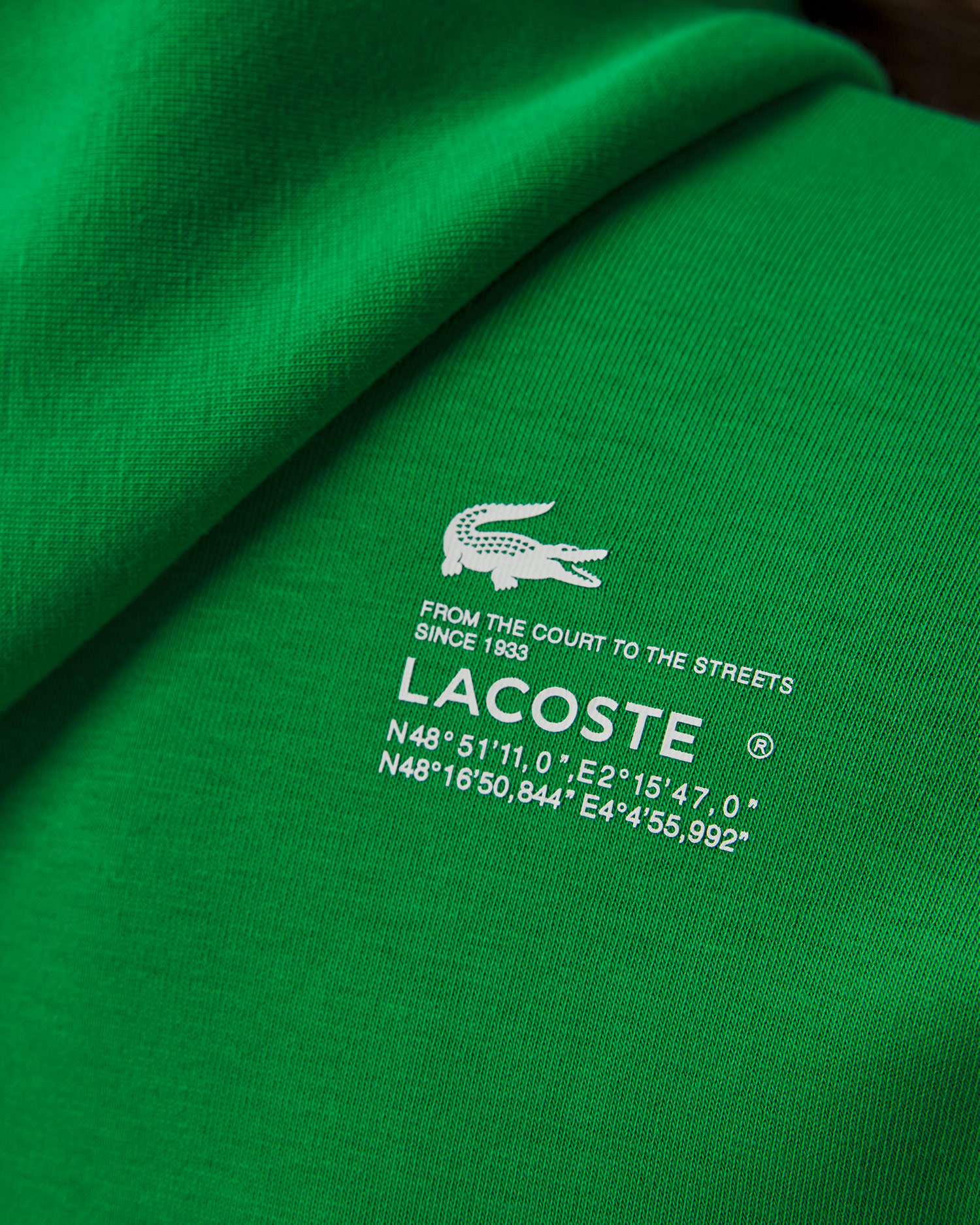 Zielona bluza damska Lacoste