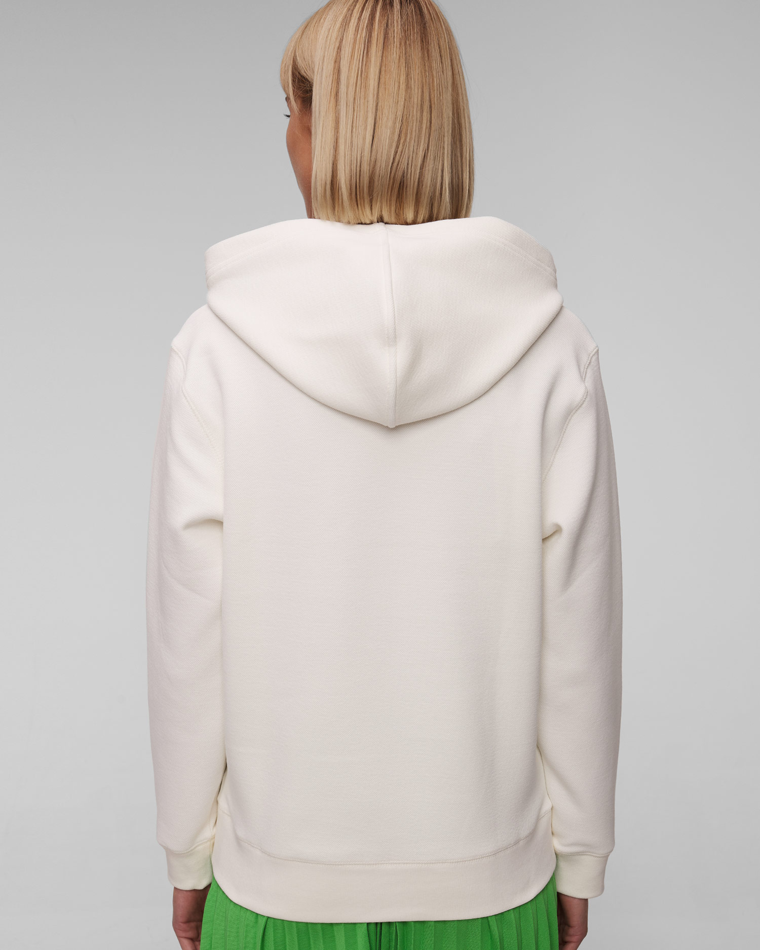 Kremowa bluza oversize damska Lacoste SF8346