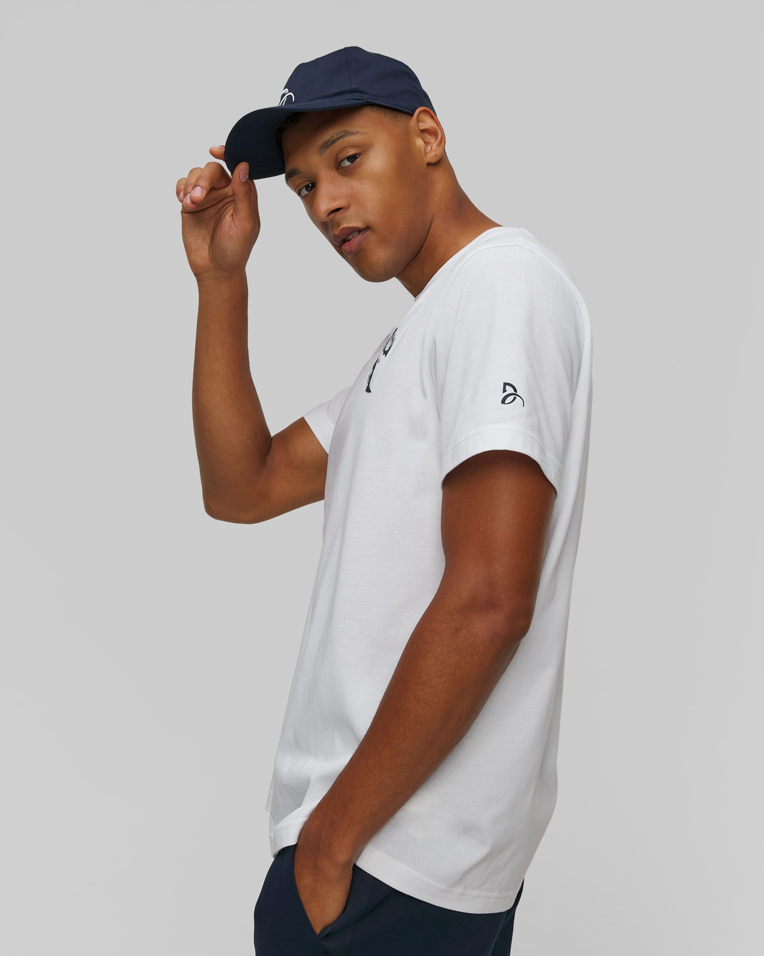 Bílé pánské tričko Lacoste x Novak Djokovic