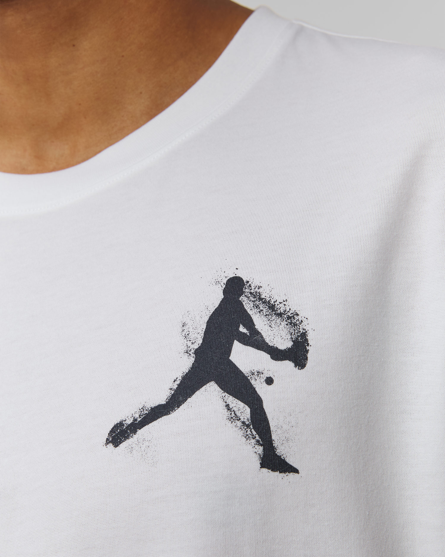 Bílé pánské tričko Lacoste x Novak Djokovic