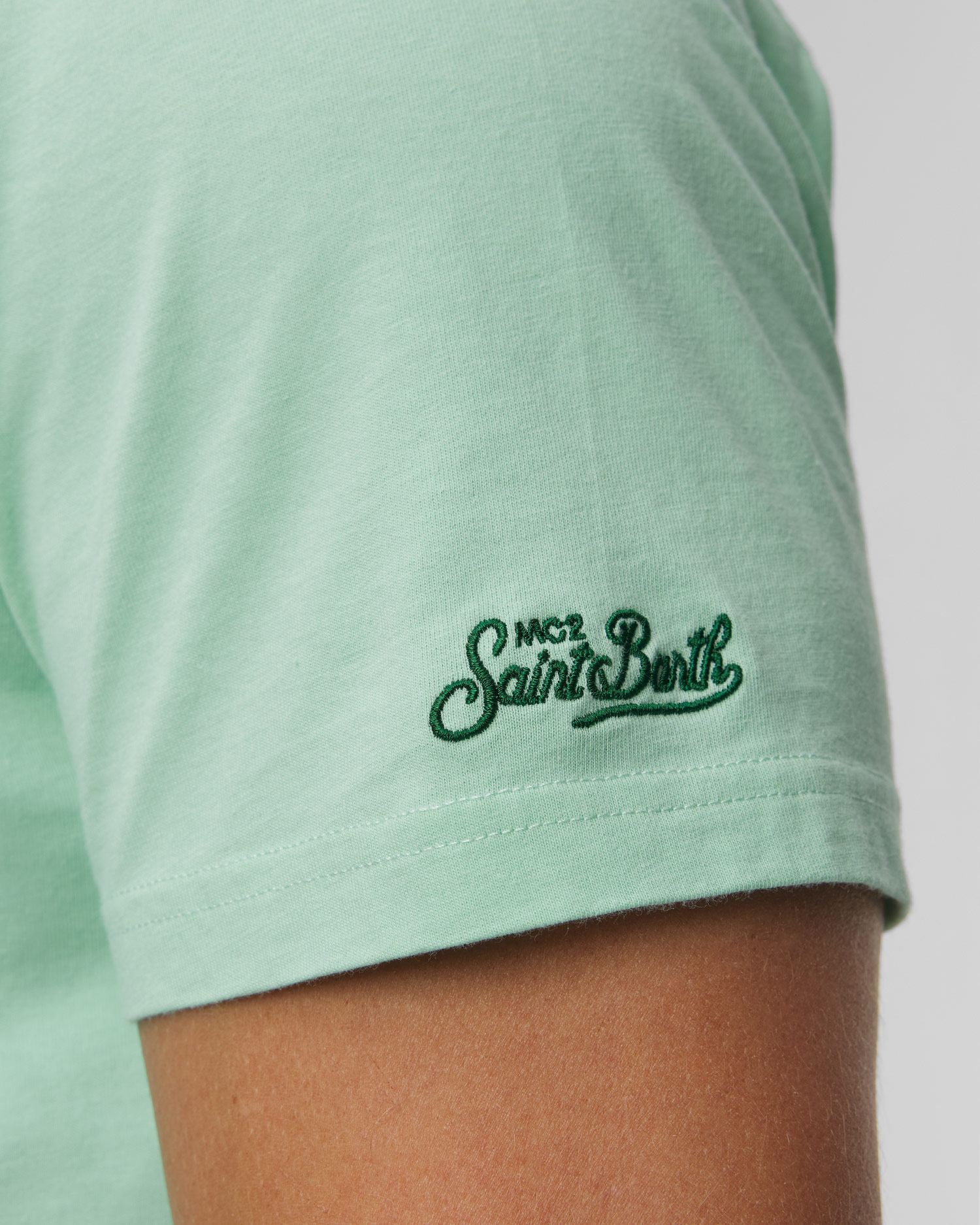 Men’s green T-shirt MC2 Saint Barth Austin