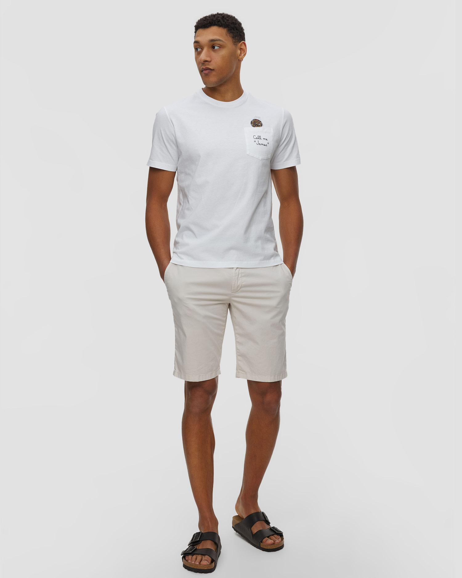 Pánské tričko Saint Barth Austin v bílé barvě