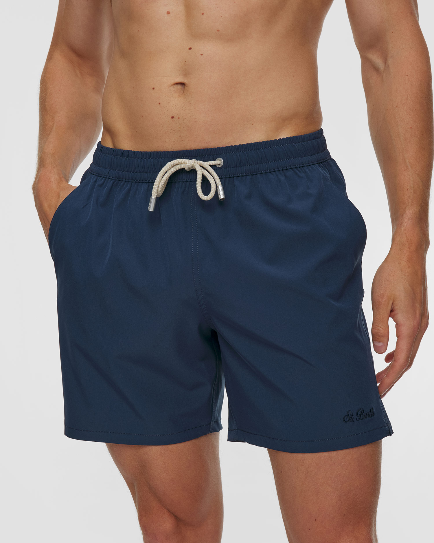 Șorturi de baie pentru bărbați MC2 Saint Barth Comfort, Culoare/Model: Granatowy