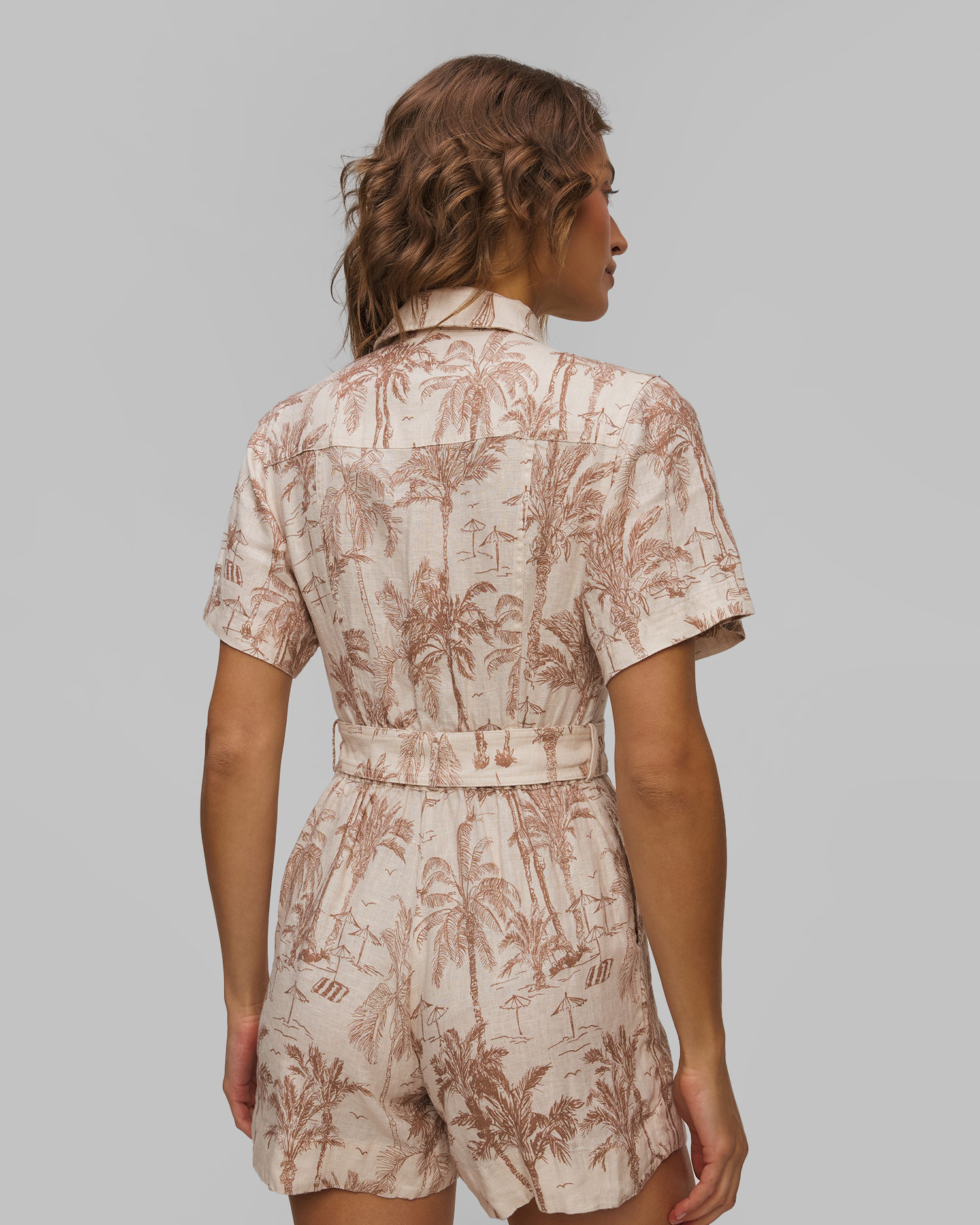 Women's linen jumpsuit MC2 Saint Barth Carola