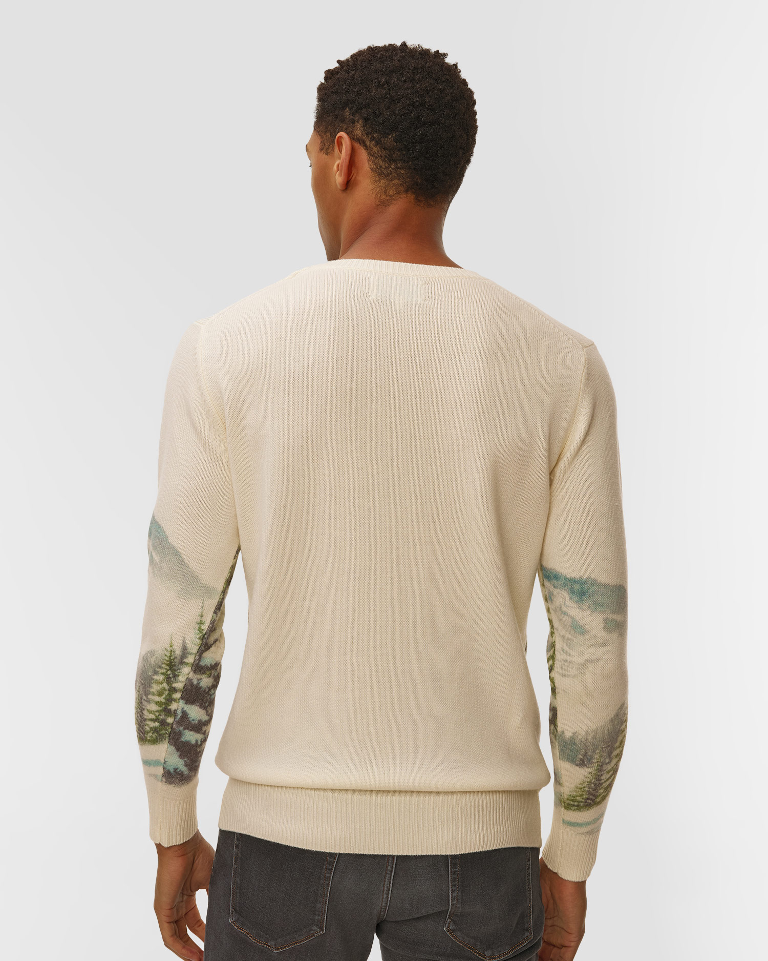 Sweter męski MC2 Saint Barth Heron Print