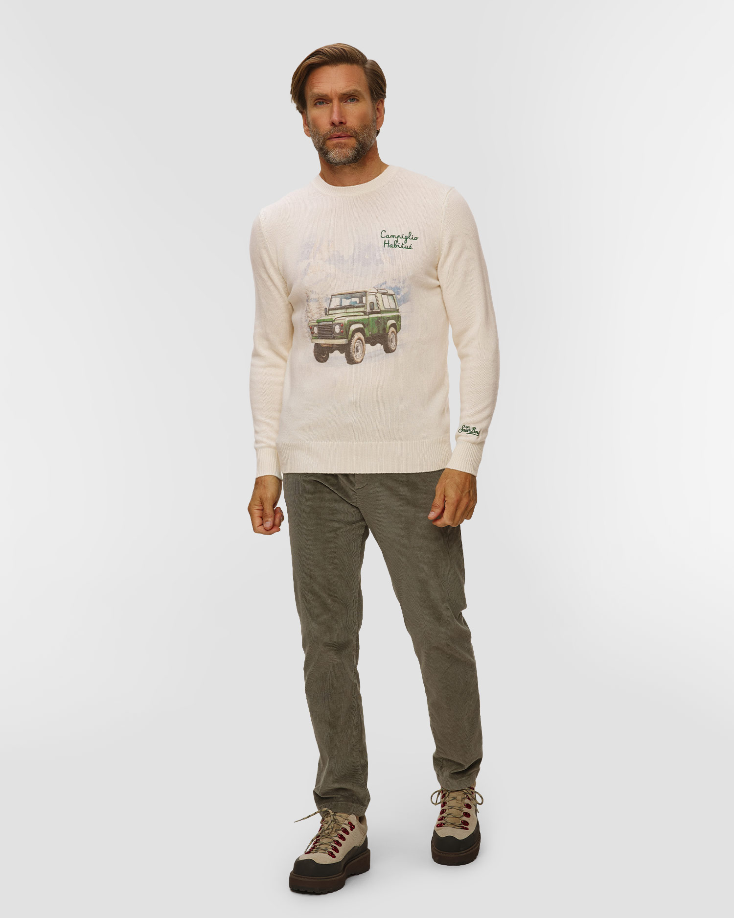 Sweter męski MC2 Saint Barth Heron Print
