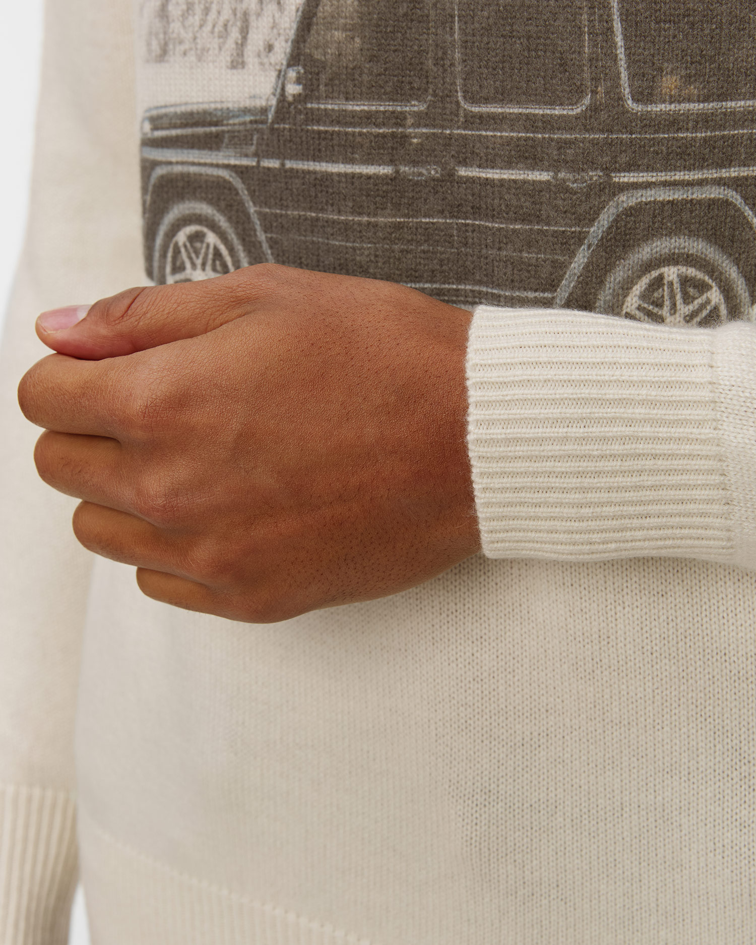 Sweter męski MC2 Saint Barth Heron Print
