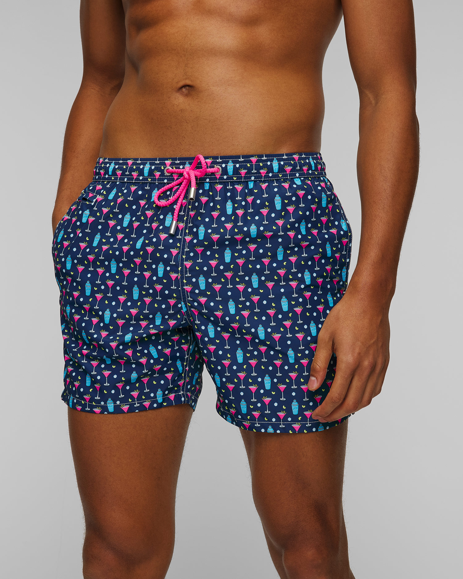 MC2 Saint Barth Lighting Micro Fantasy Badeshorts für Herren in Marineblau