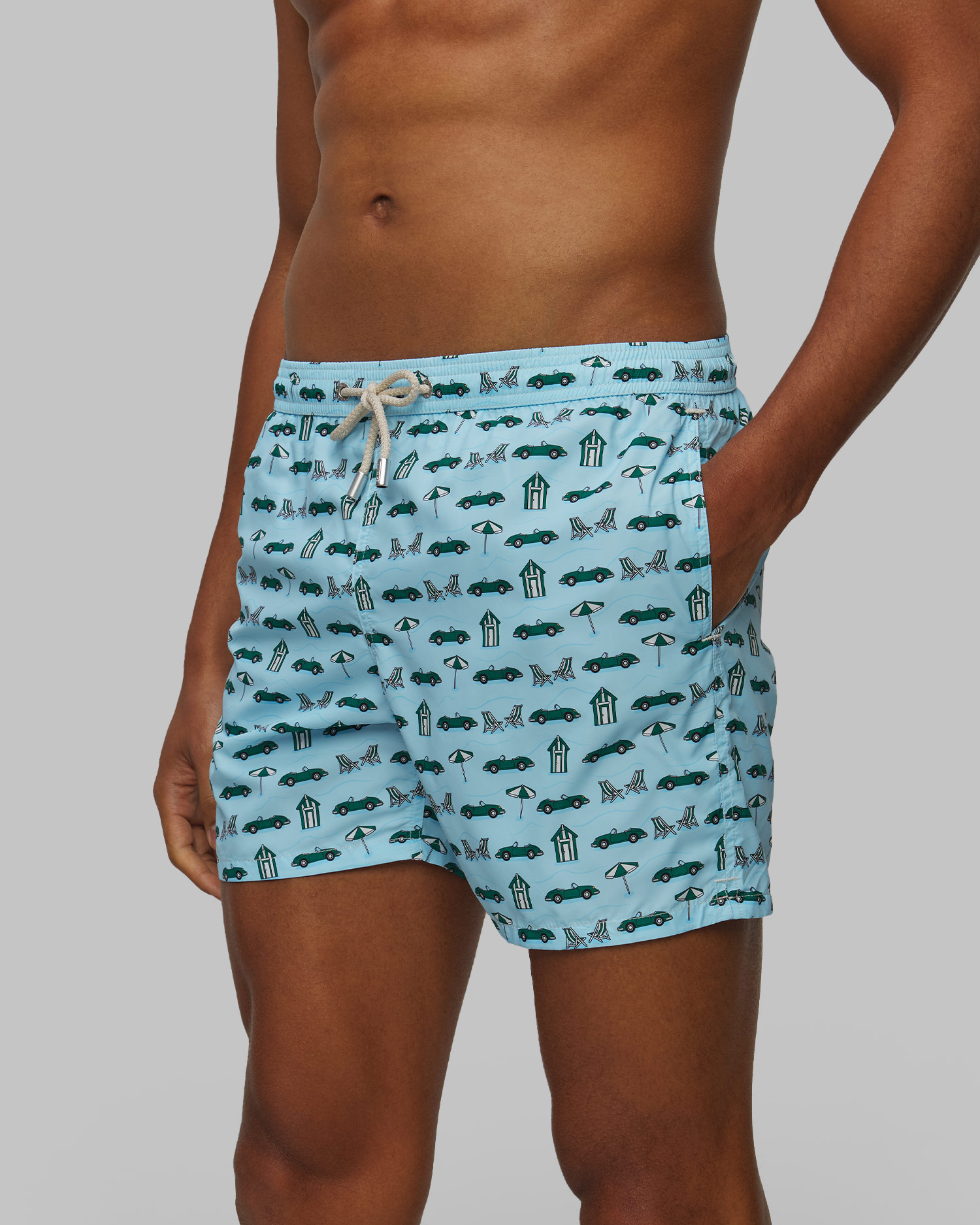 MC2 Saint Barth Lighting Micro Fantasy Badeshorts für Herren in Blau