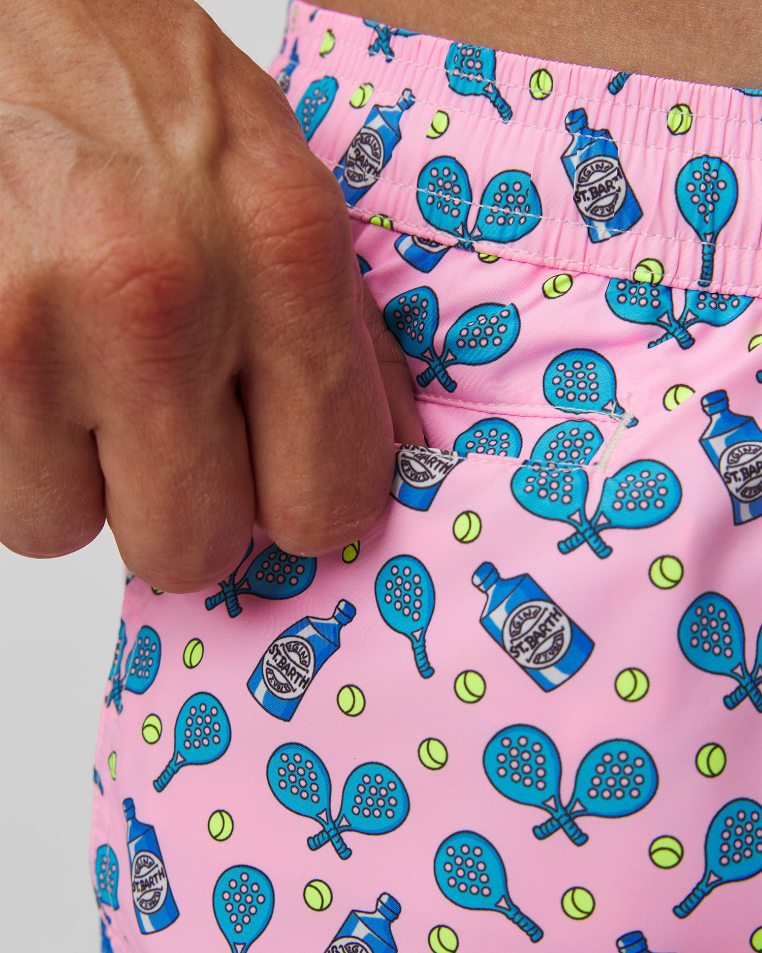 Chiloți de baie pentru bărbați MC2 Saint Barth Lighting Micro Fantasy