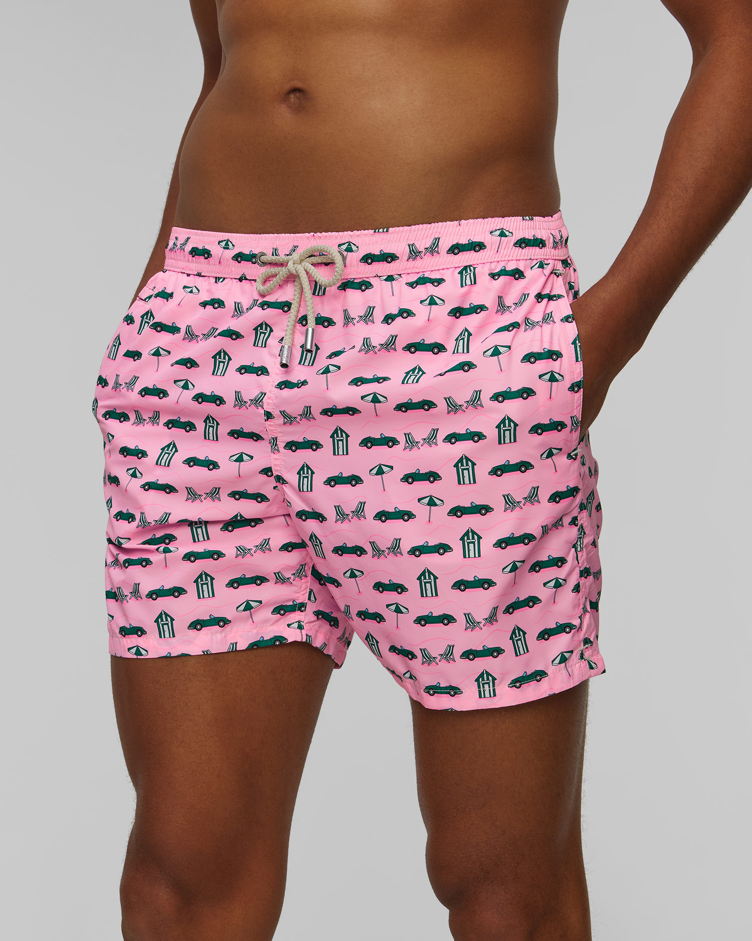 MC2 Saint Barth Lighting Micro Fantasy Badeshorts für Herren in Pink