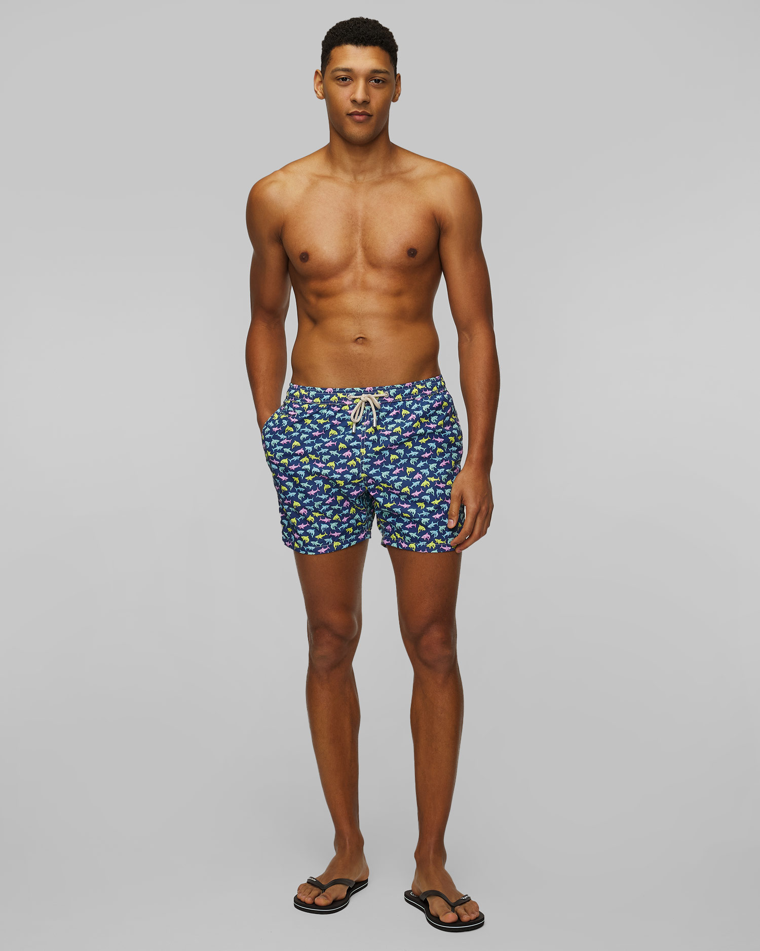MC2 Saint Barth Lighting Micro Fantasy Badeshorts für Herren in Marineblau