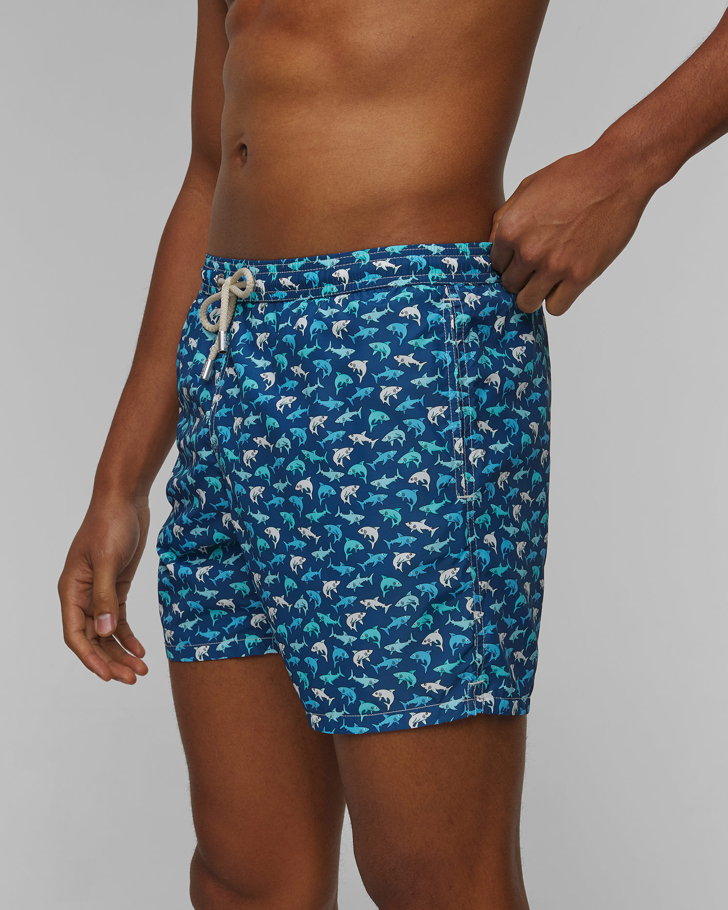 MC2 Saint Barth Lighting Micro Fantasy Badeshorts für Herren in Blau