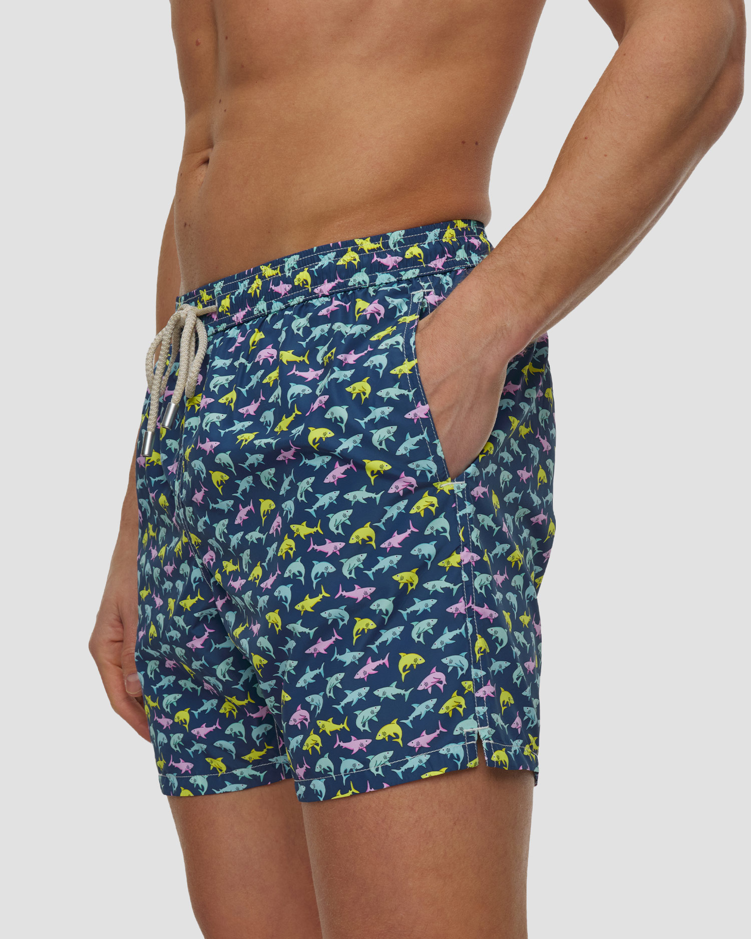 Shorts de baie pentru bărbați Saint Barth Lighting Micro Fantasy