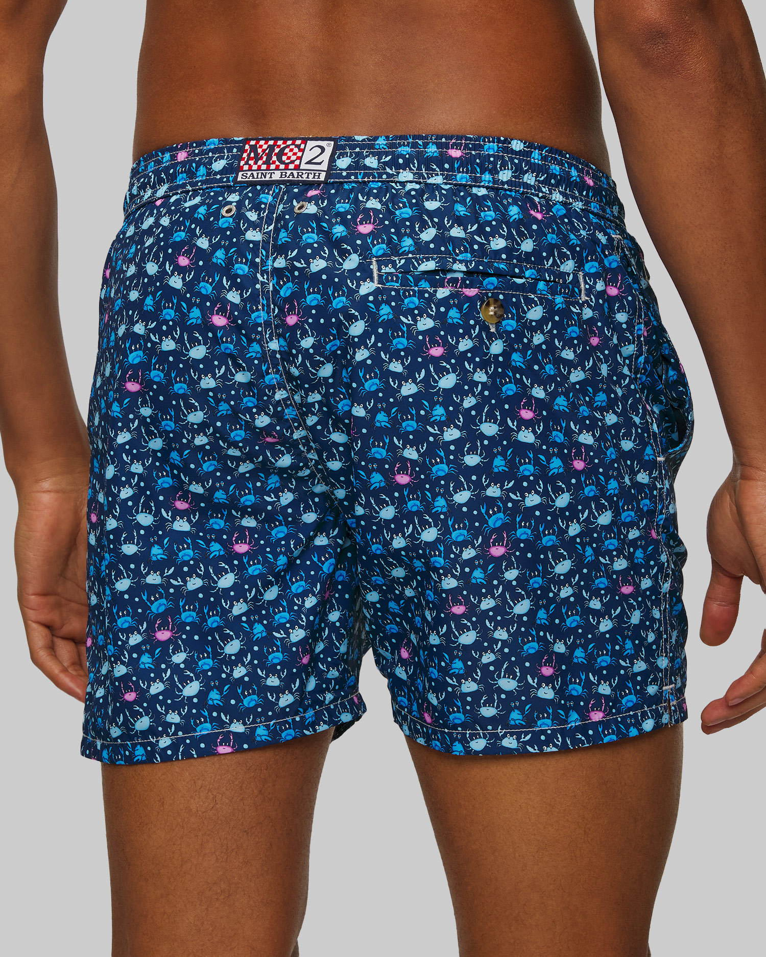 MC2 Saint Barth Lighting Micro Fantasy Badeshorts für Herren in Marineblau