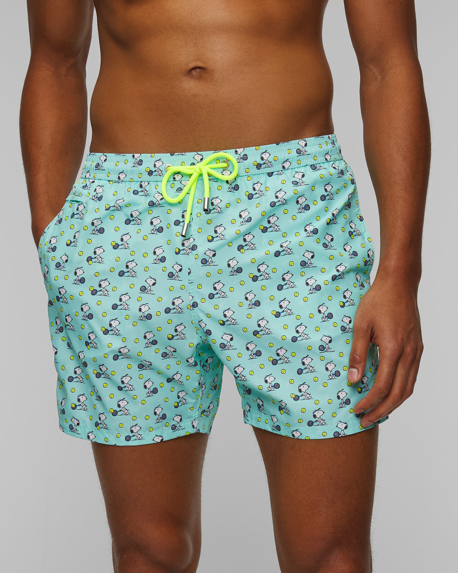 MC2 Saint Barth Lighting Micro Fantasy Badeshorts für Herren in Grün