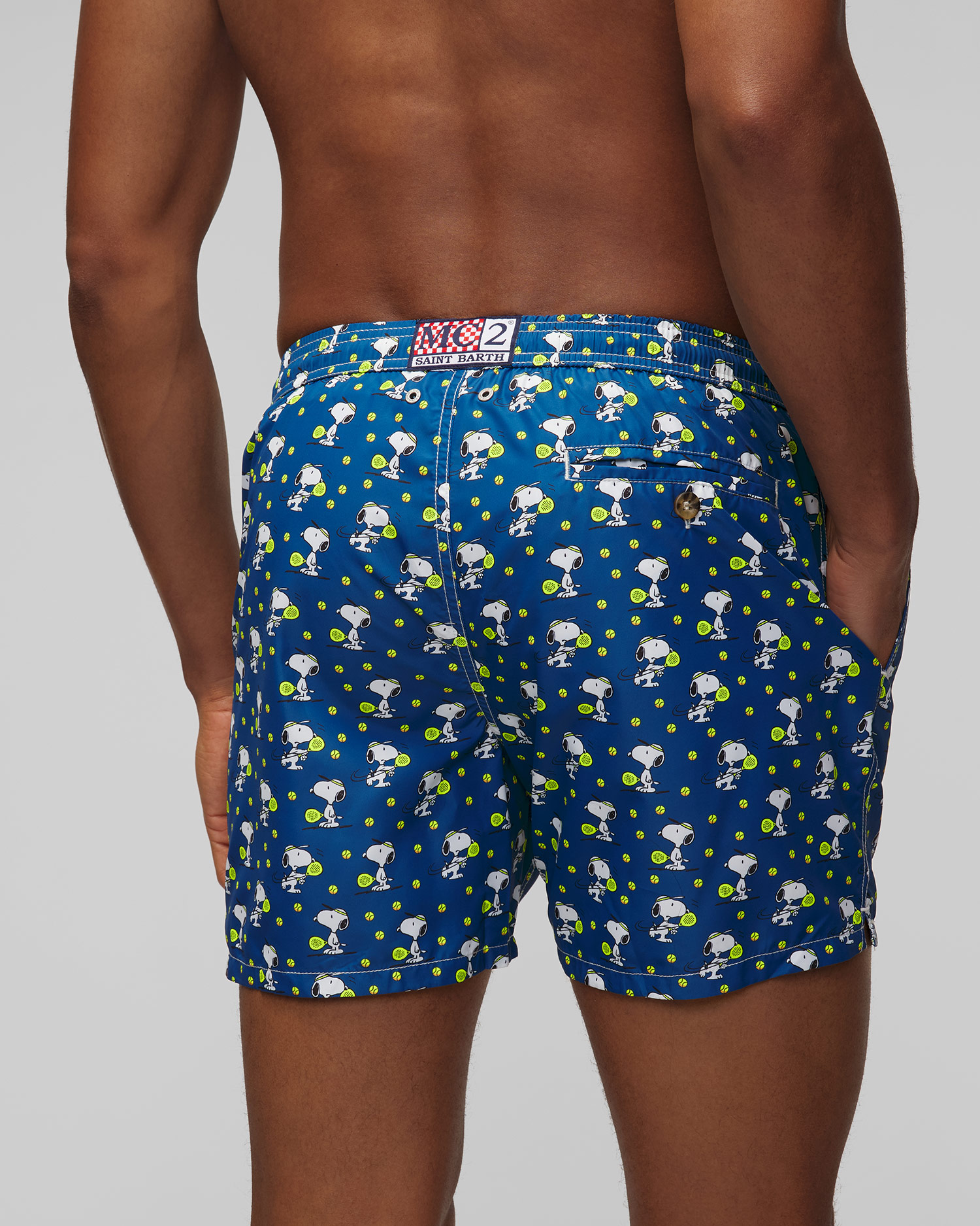 MC2 Saint Barth Lighting Micro Fantasy Badeshorts für Herren in Marineblau