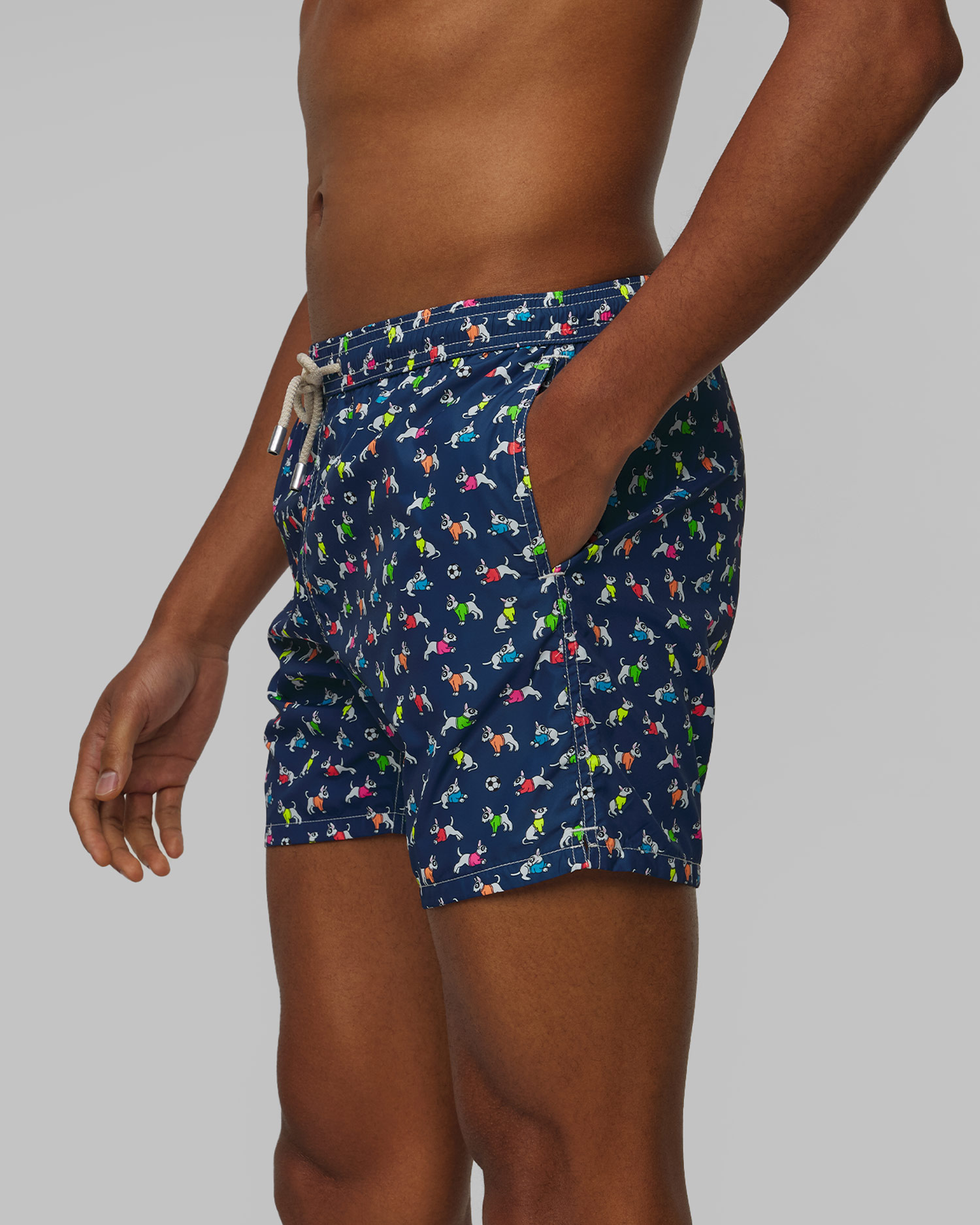 MC2 Saint Barth Lighting Micro Fantasy Badeshorts für Herren in Marineblau