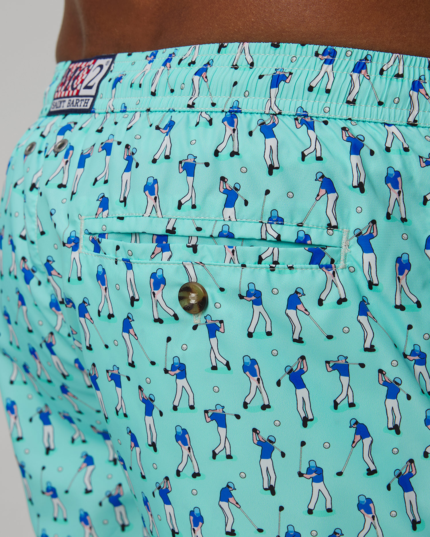 MC2 Saint Barth Lighting Micro Fantasy Badeshorts für Herren in Blau