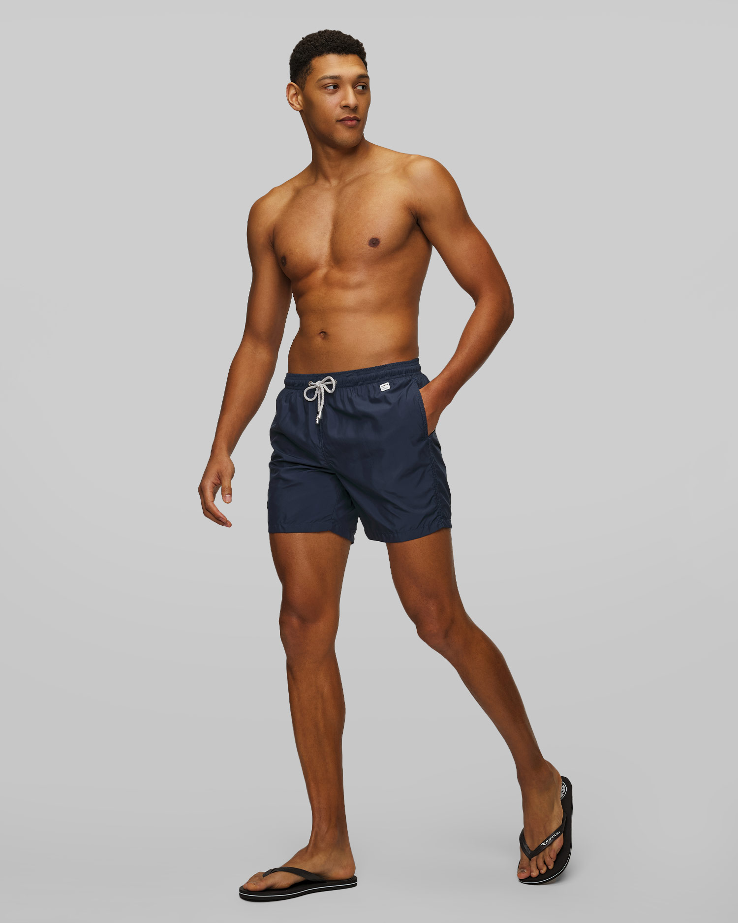 Men's navy blue swimming trunks MC2 Saint Barth Lighting Pantone