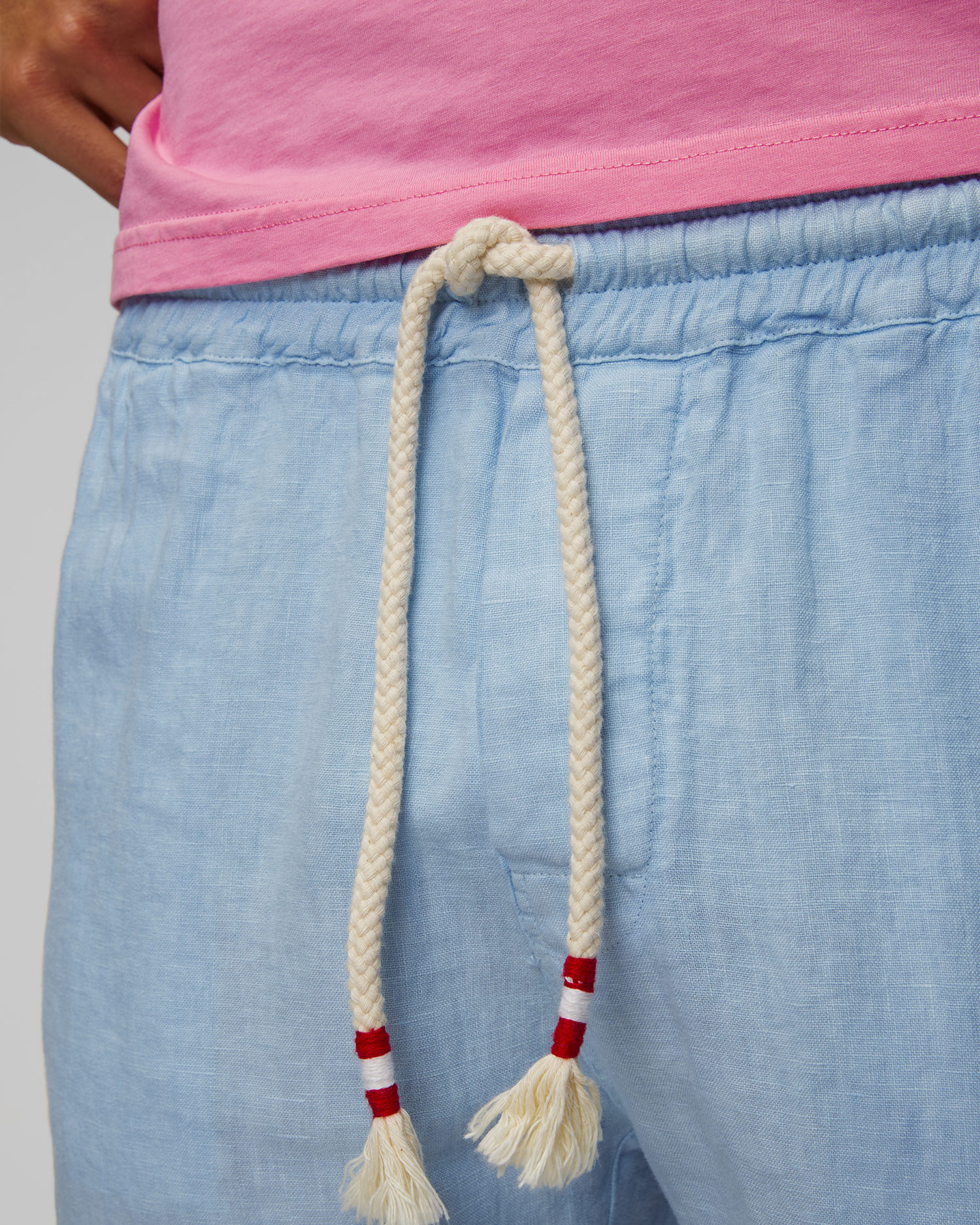 MC2 Saint Barth Marseille Leinenshorts für Herren in Blau