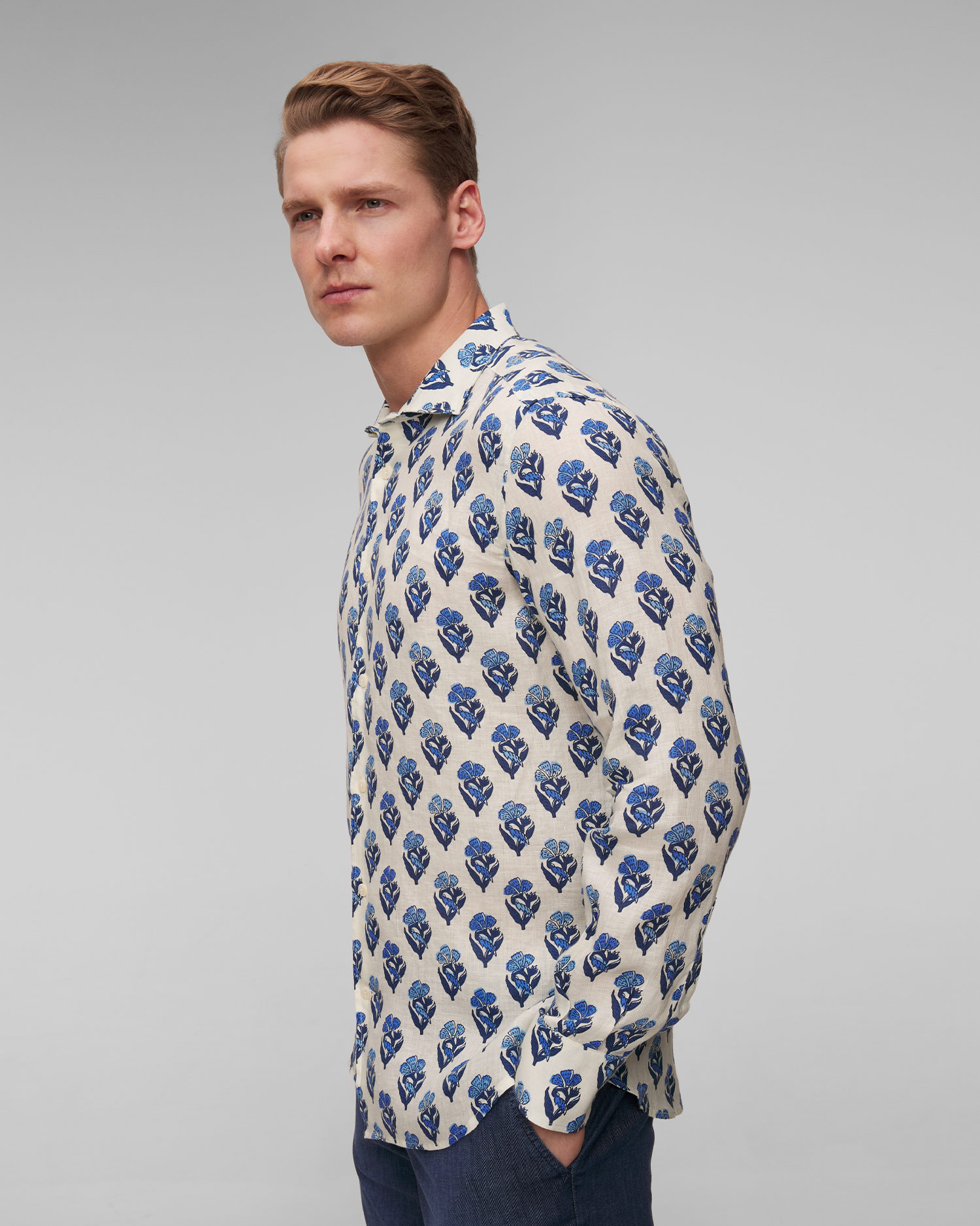 Men's linen shirt MC2 Saint Barth