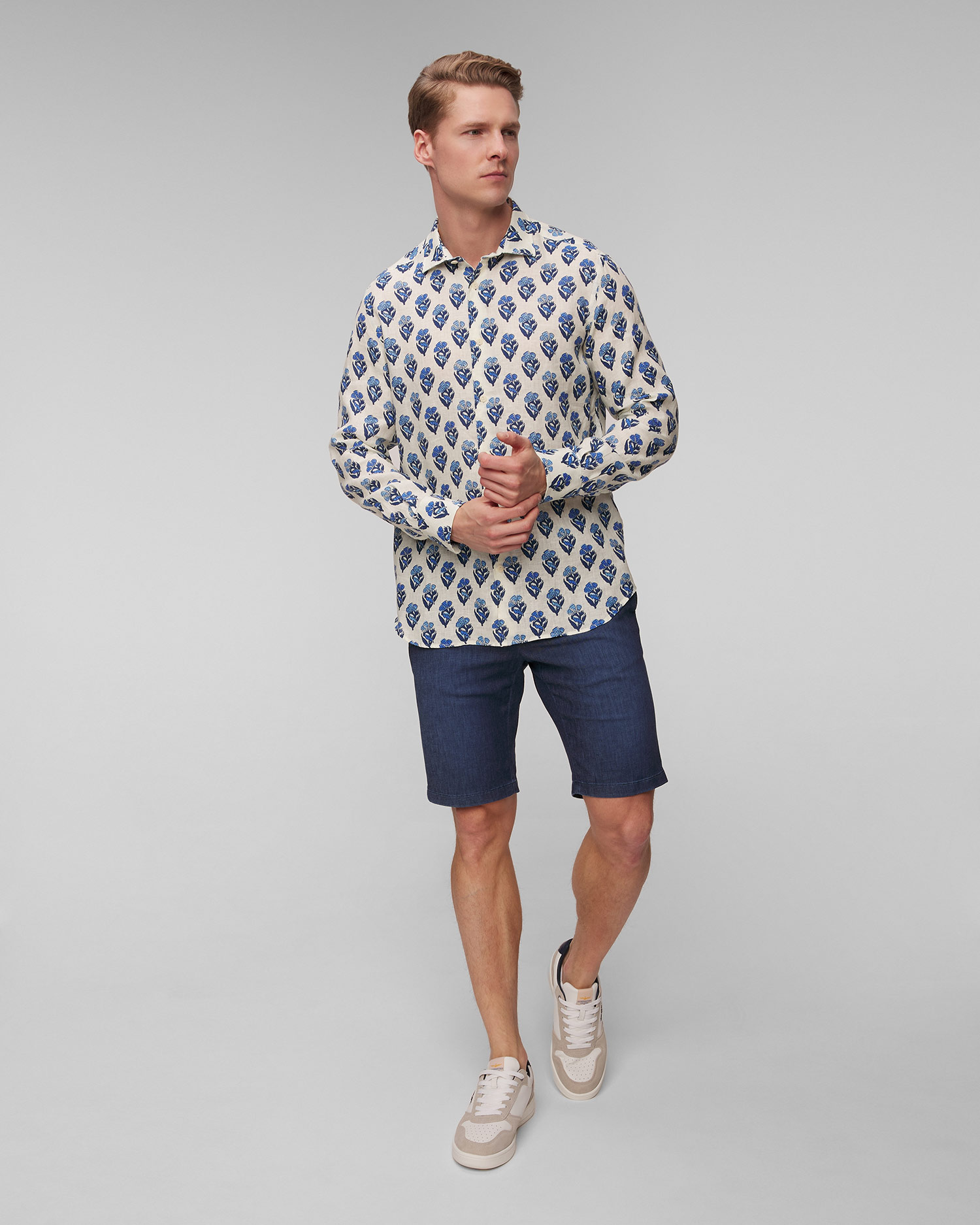 Men's linen shirt MC2 Saint Barth