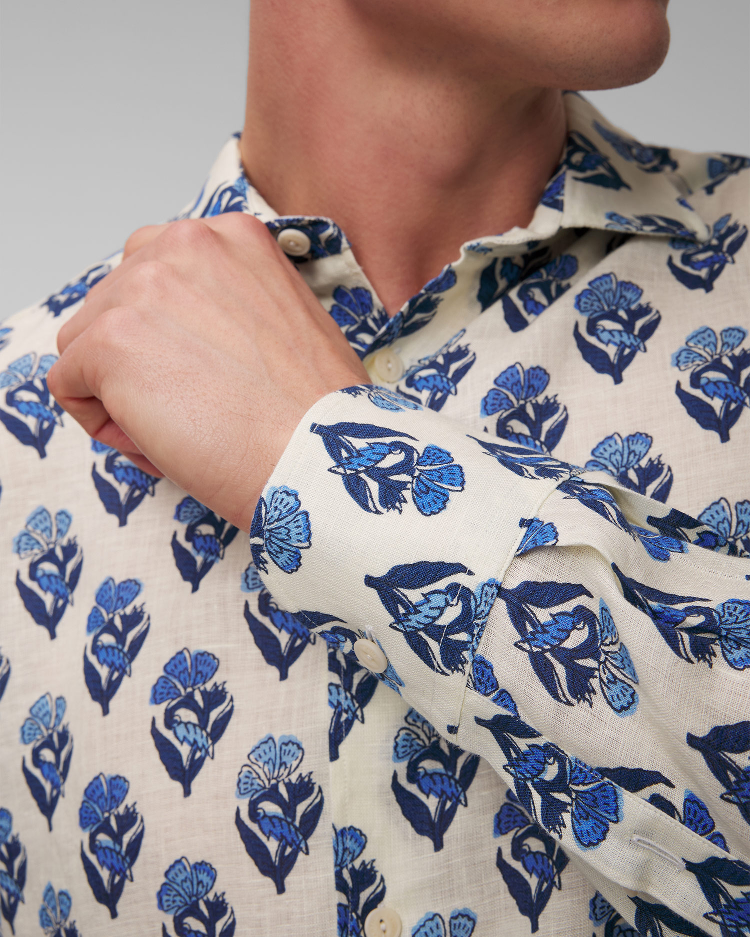 Men's linen shirt MC2 Saint Barth