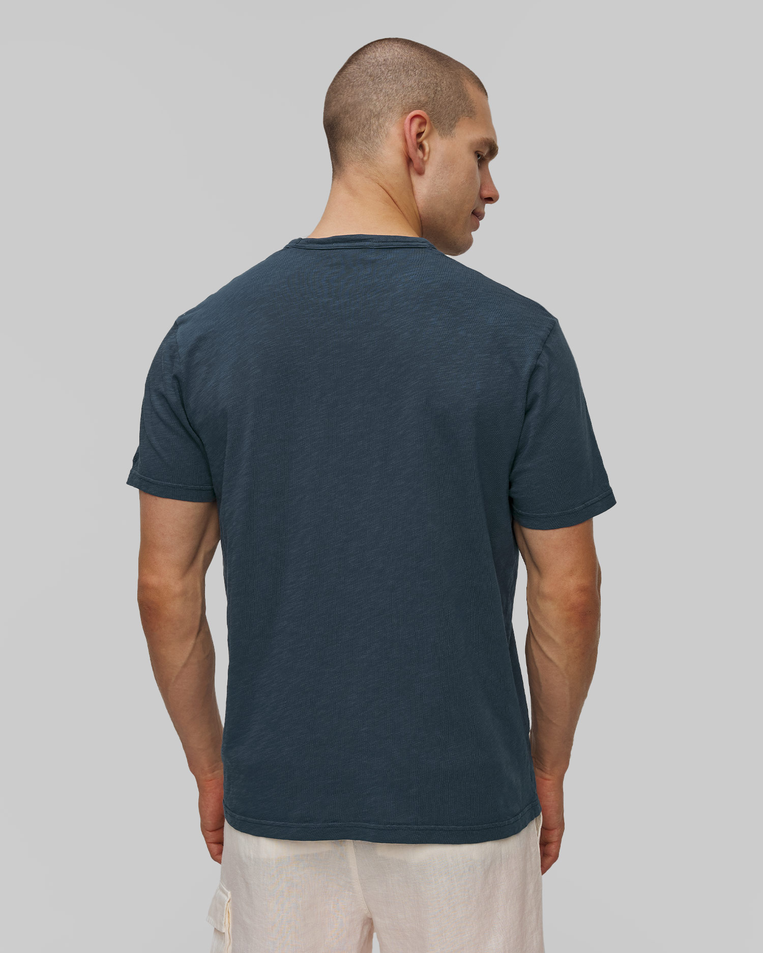 Men's navy blue T-shirt MC2 Saint Barth President