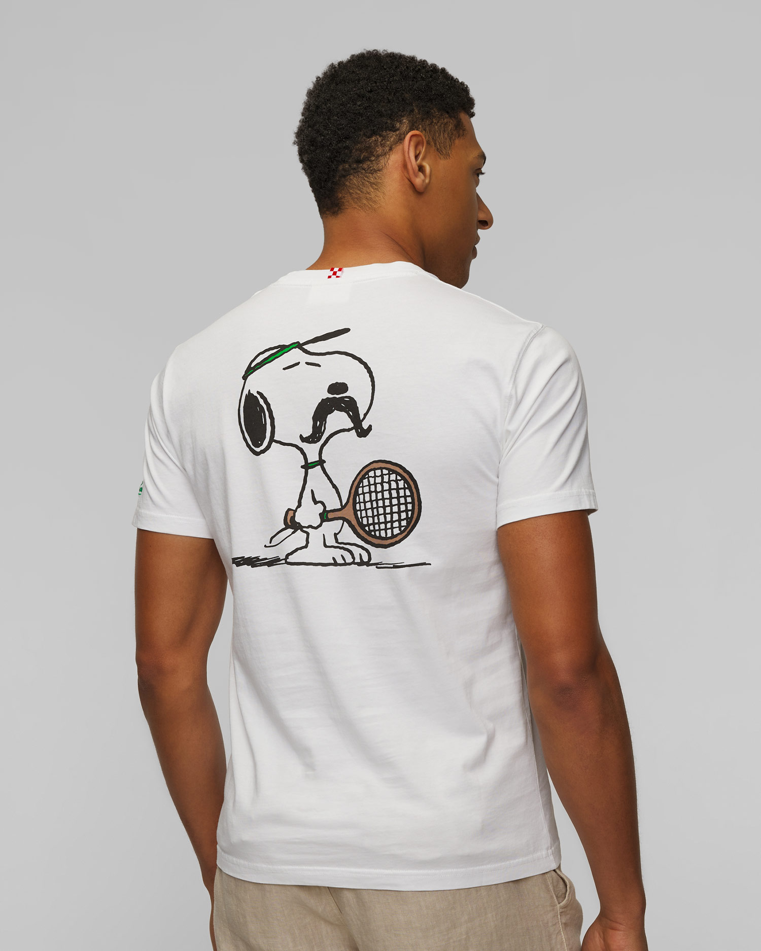 Men's white printed T-shirt MC2 Saint Barth