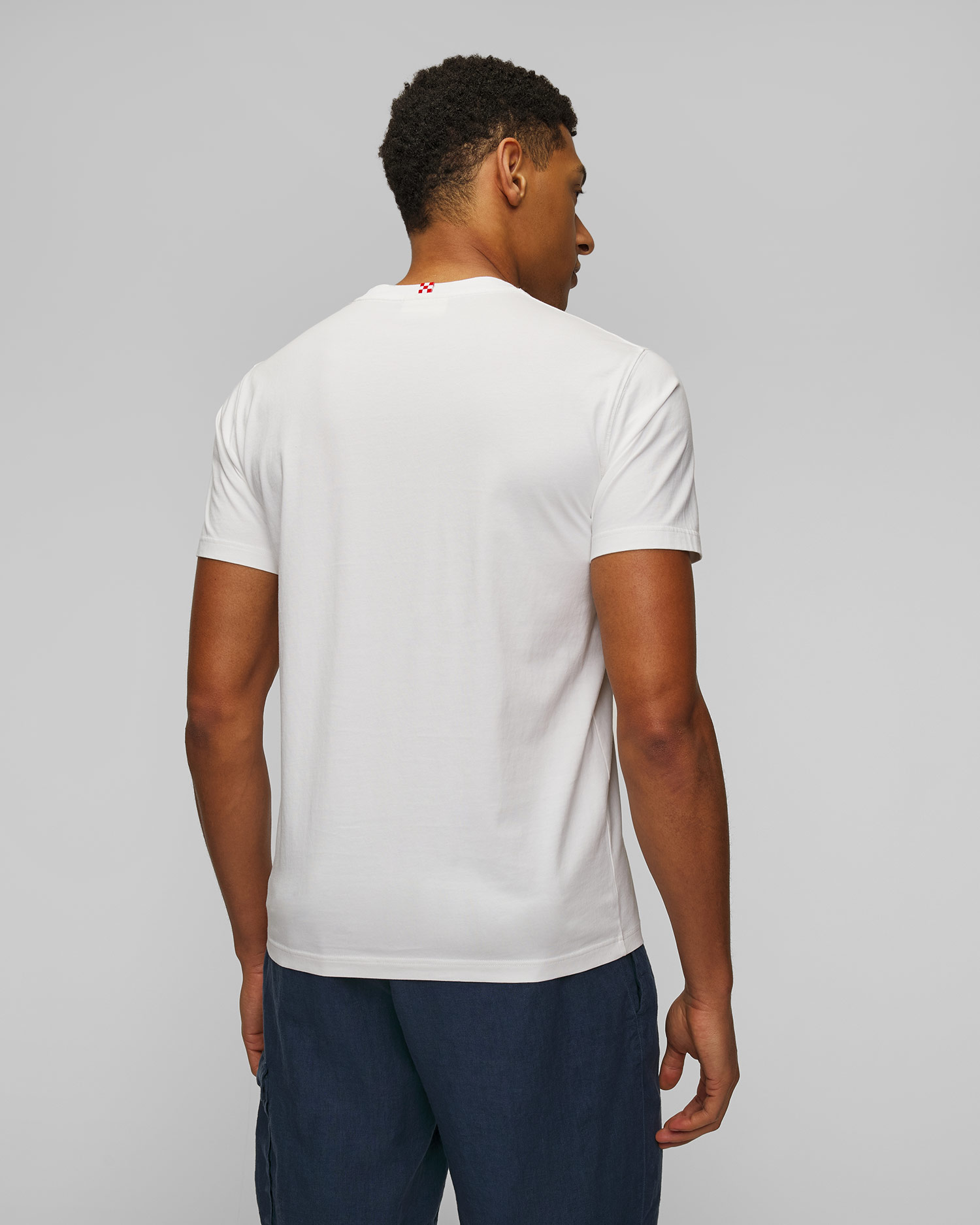 Men's white printed T-shirt MC2 Saint Barth