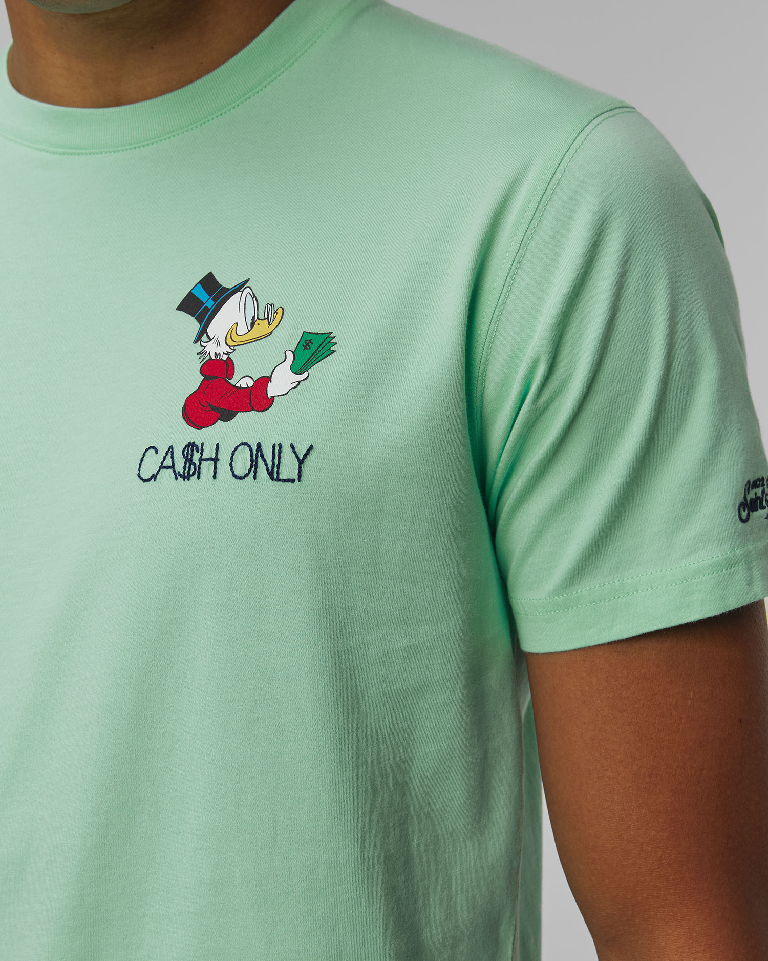 Men's green printed T-shirt MC2 Saint Barth