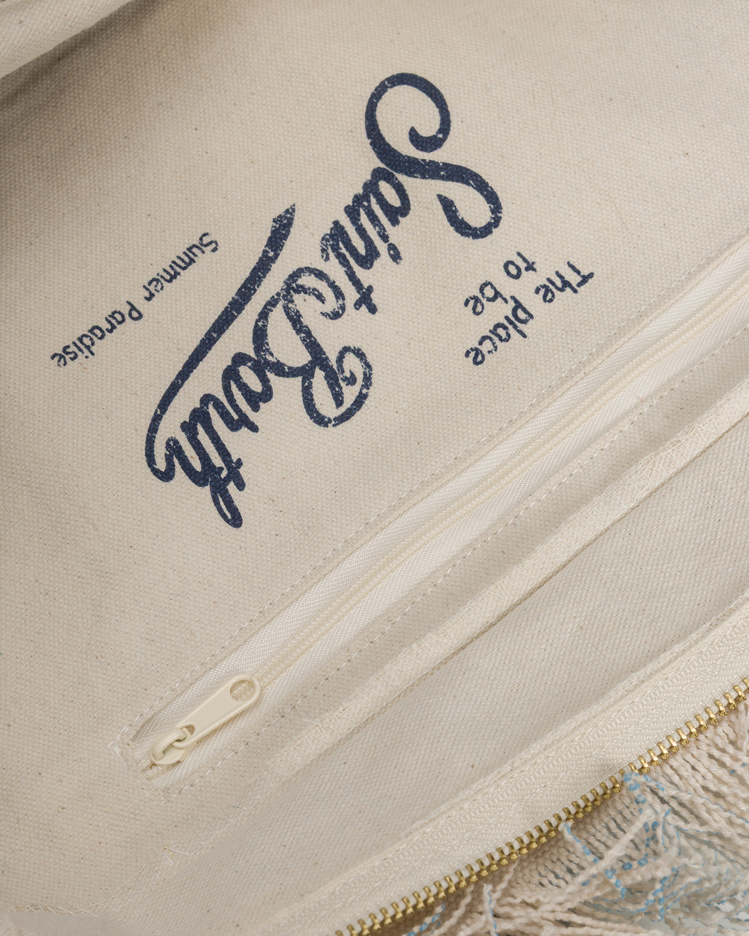 Borsa in cotone da donna MC2 Saint Barth Vanity