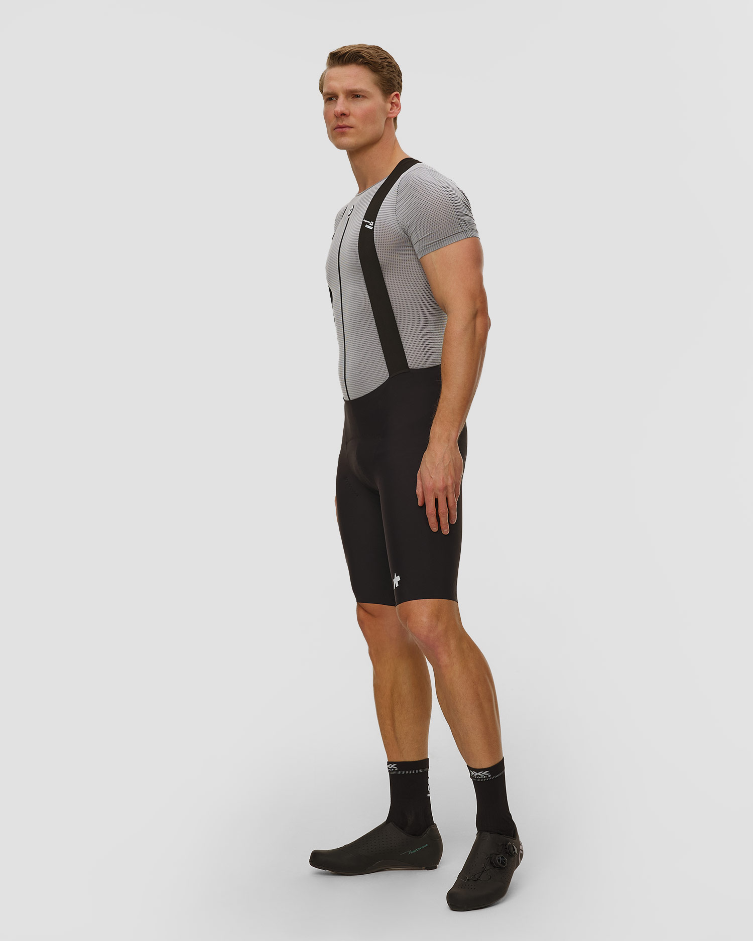 Pánske cyklistické šortky Assos Equipe R Bib Shorts S11 čierne