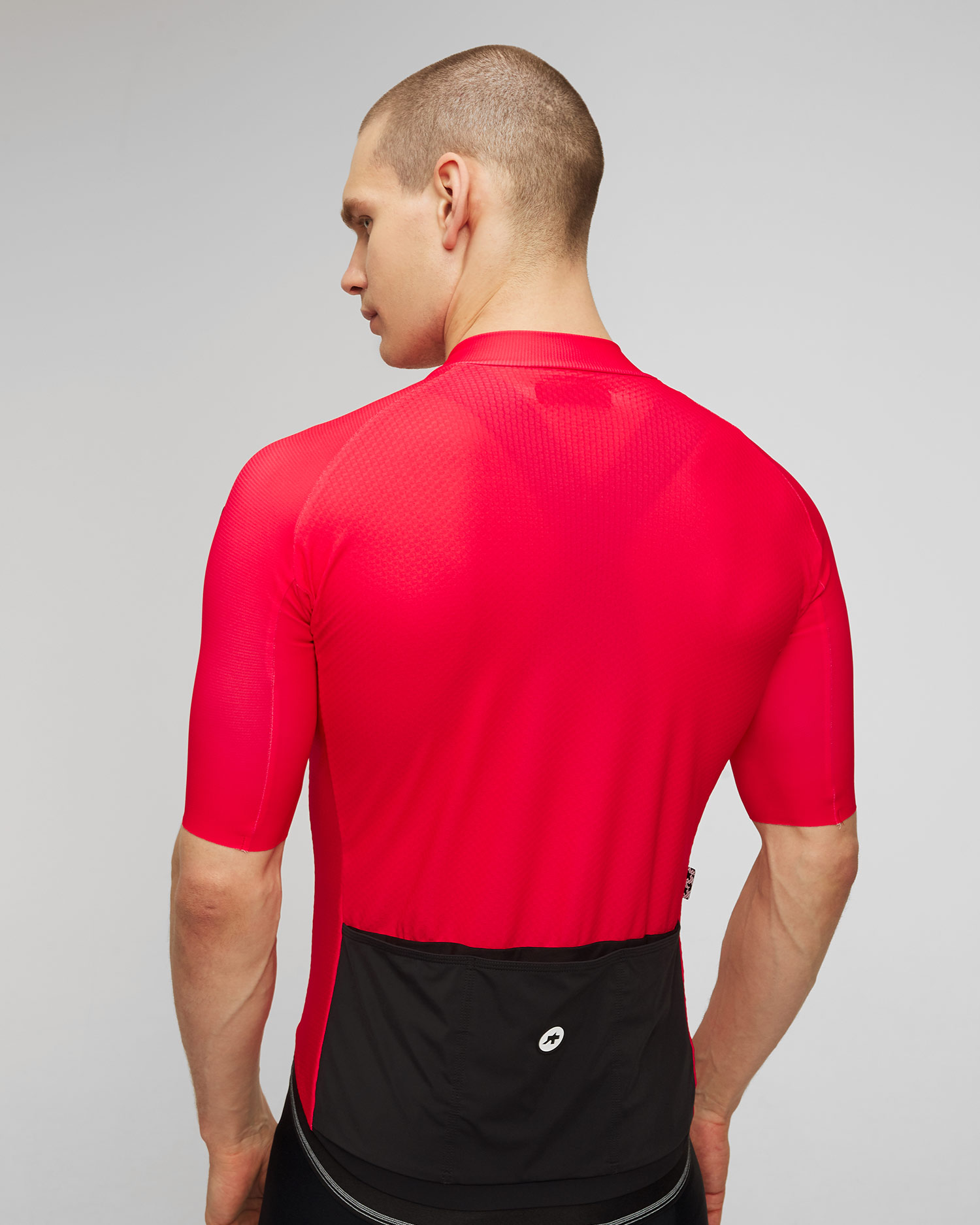 Maillot cycliste rouge pour hommes Assos Mille GT Jersey C2 Evo