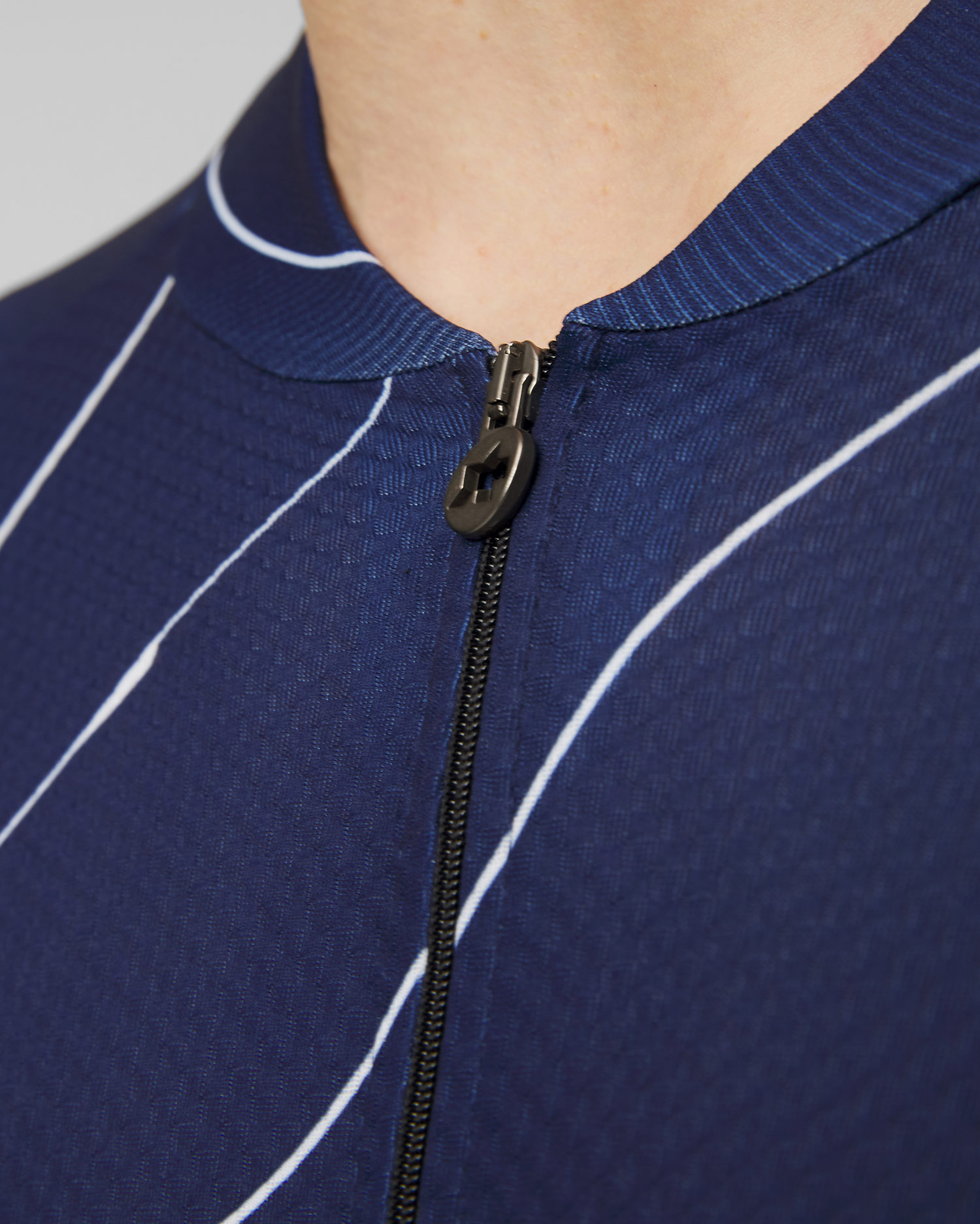 Maillot cycliste bleu marine pour hommes Assos Mille GT C2 Evo Jersey Ultrablood